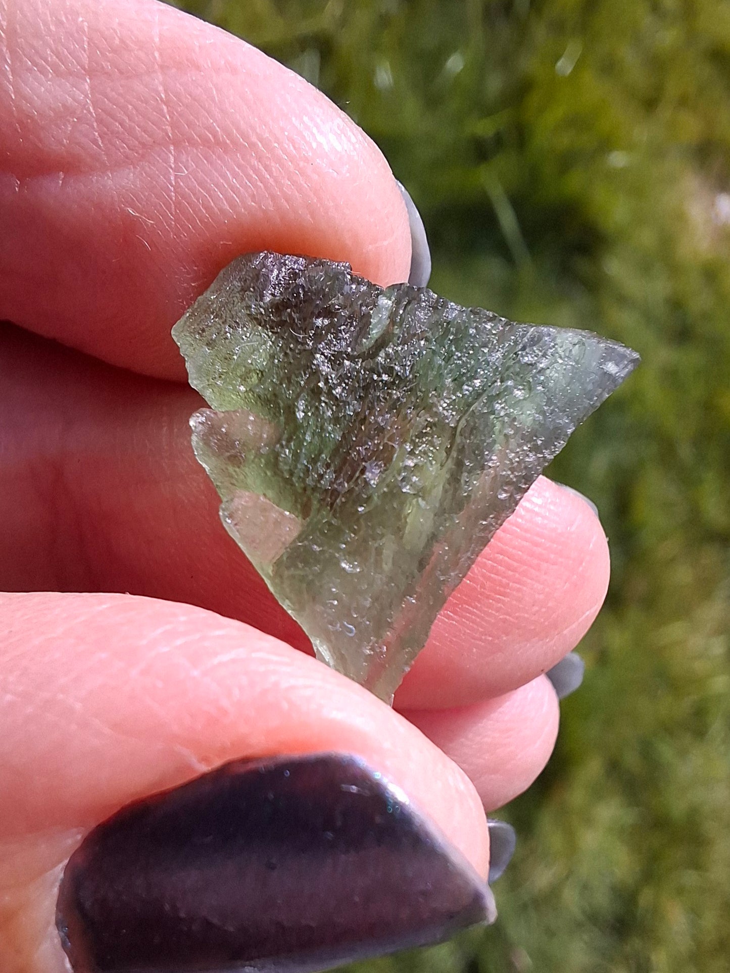 Moldavite Piece, 1.94g, Tektite (Ref: 1390)