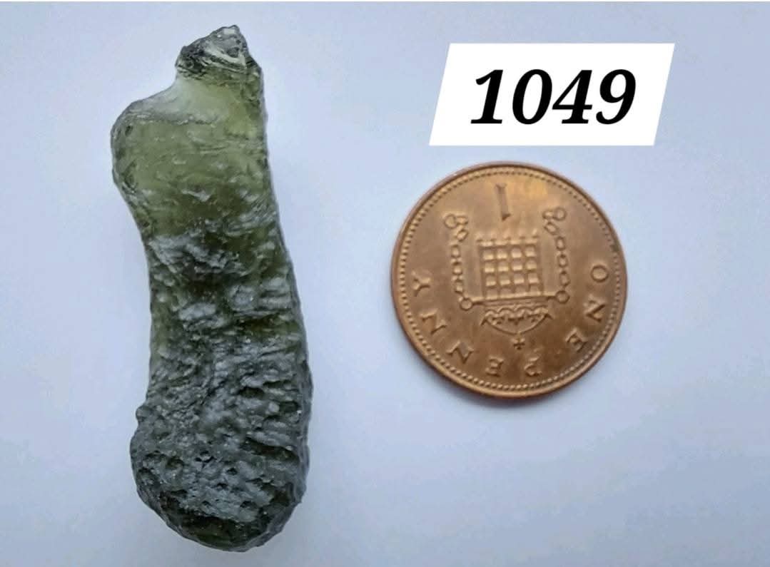 Moldavite Piece, NESMEN, 5.24g, Tektite (Ref: 1049)