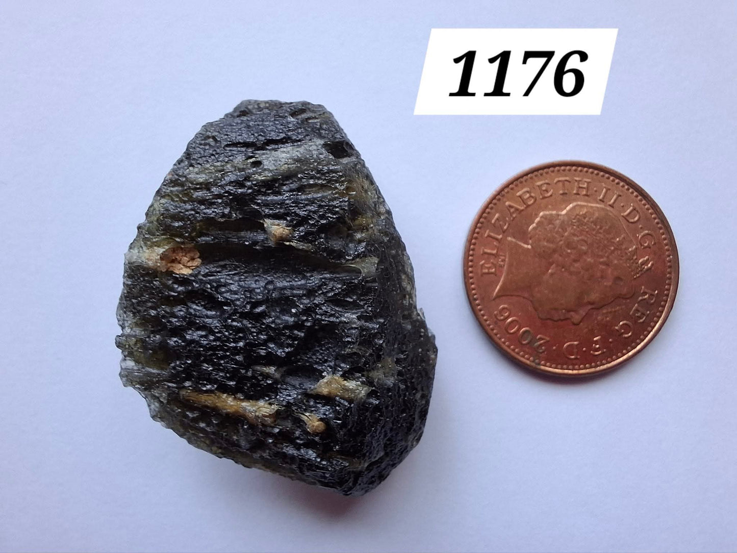 Moldavite Piece, JAKULE, 11.41g, Tektite (Ref: 1176)