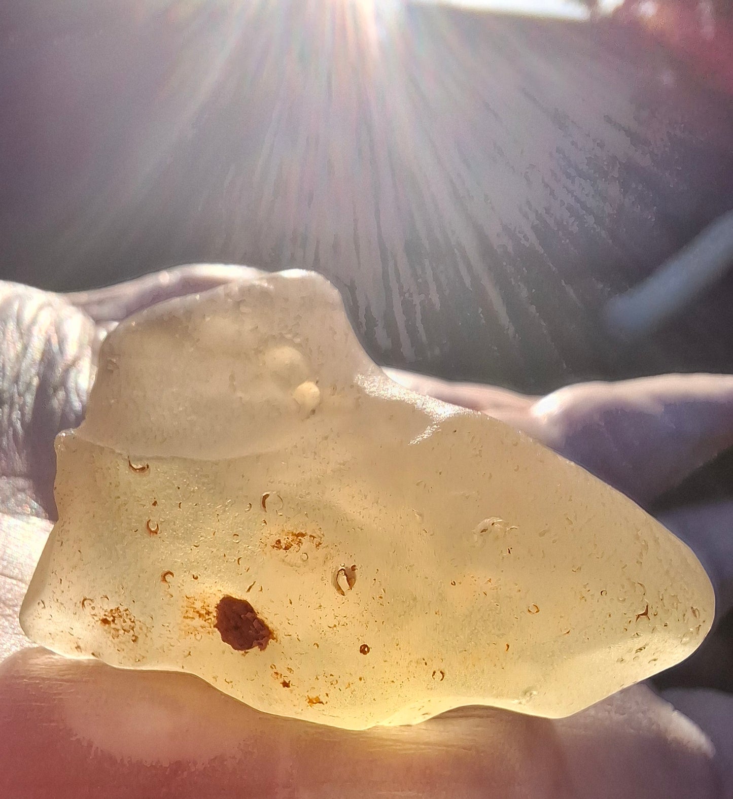 Libyan Desert Glass Piece, 29.87g, Tektite (Ref: LE238)