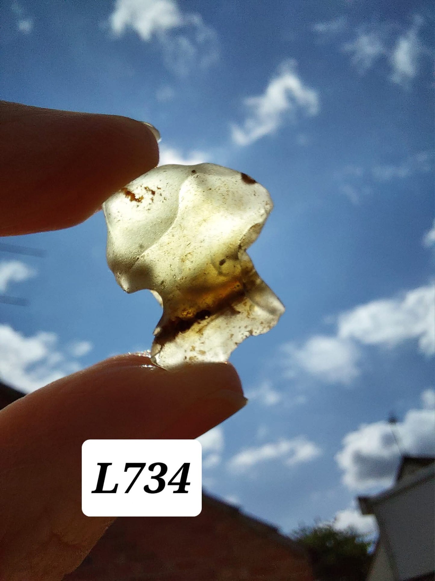 Libyan Desert Glass Piece, 6.97g, Tektite