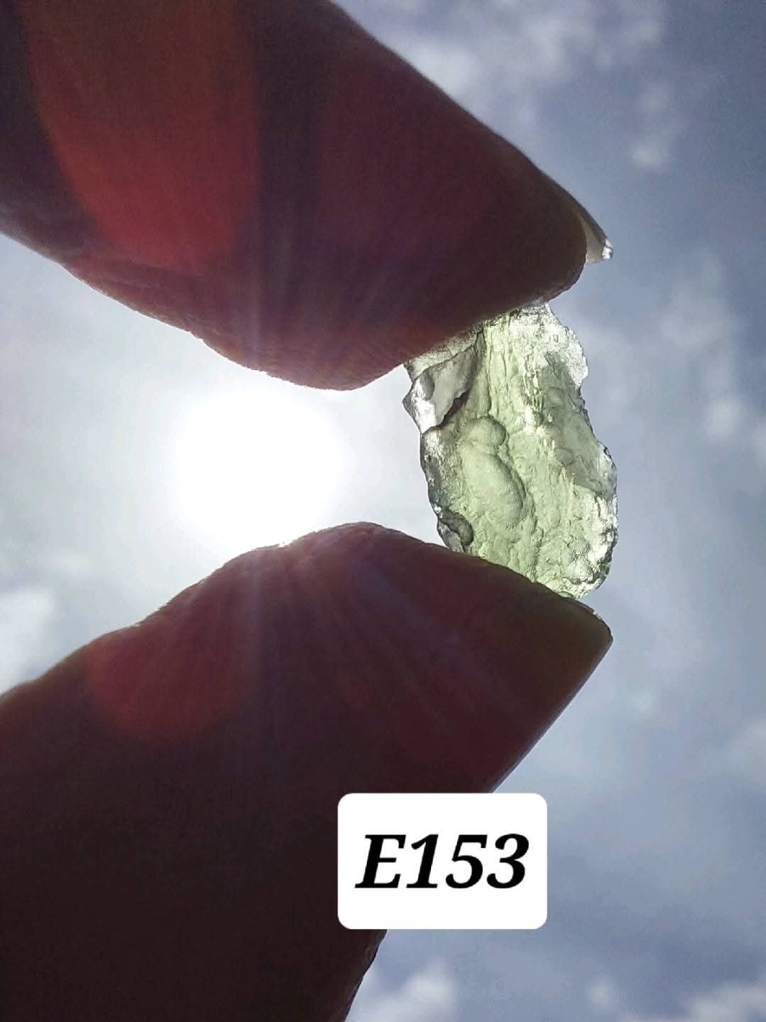 Moldavite Piece, 0.56g, Tektite (Ref: E153)
