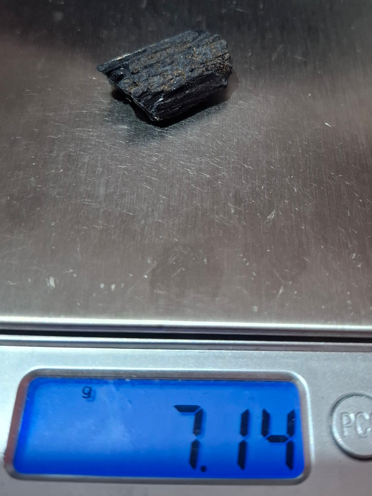 Black Tourmaline RAW, 7.14g, Crystal (Ref: RBT19)