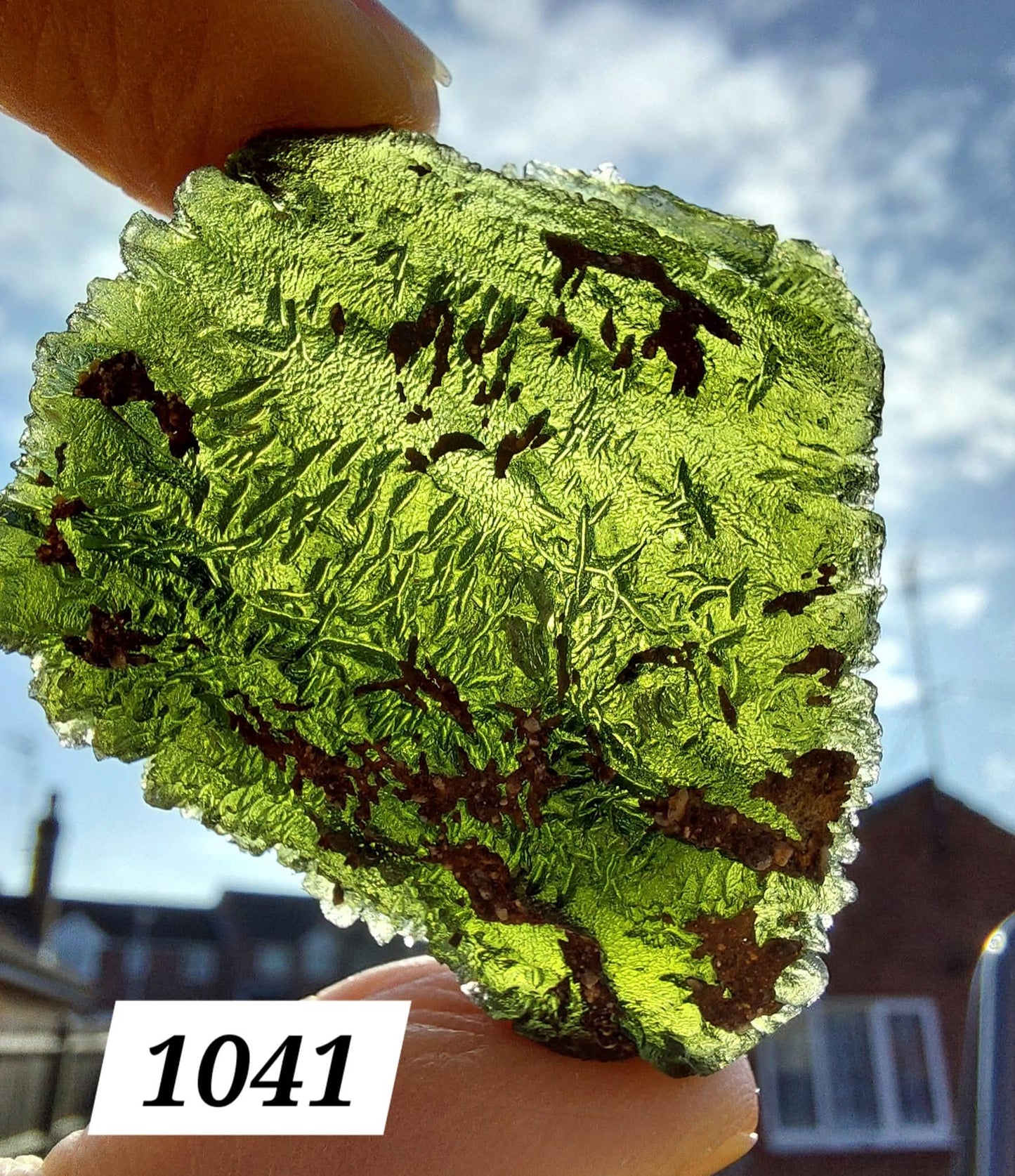 Moldavite Piece, NOVA HOSPODA, 18.15g, Tektite (Ref: 1041)