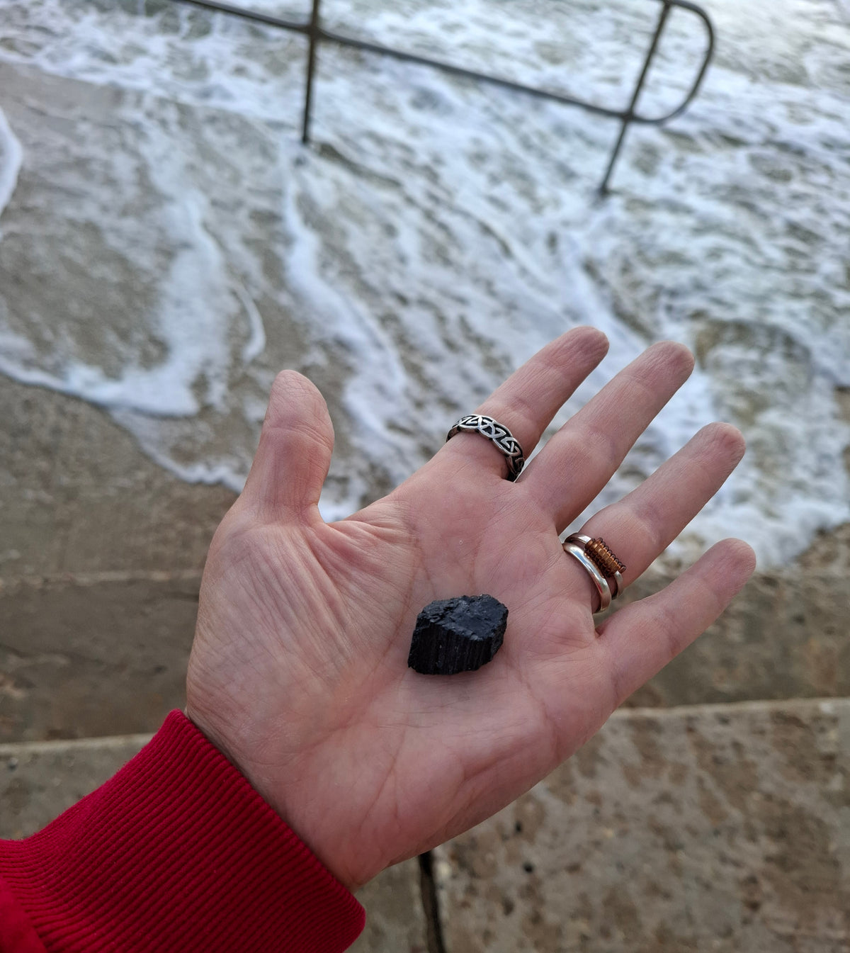 Black Tourmaline RAW, 8.86g, Crystal (Ref: RBT3)
