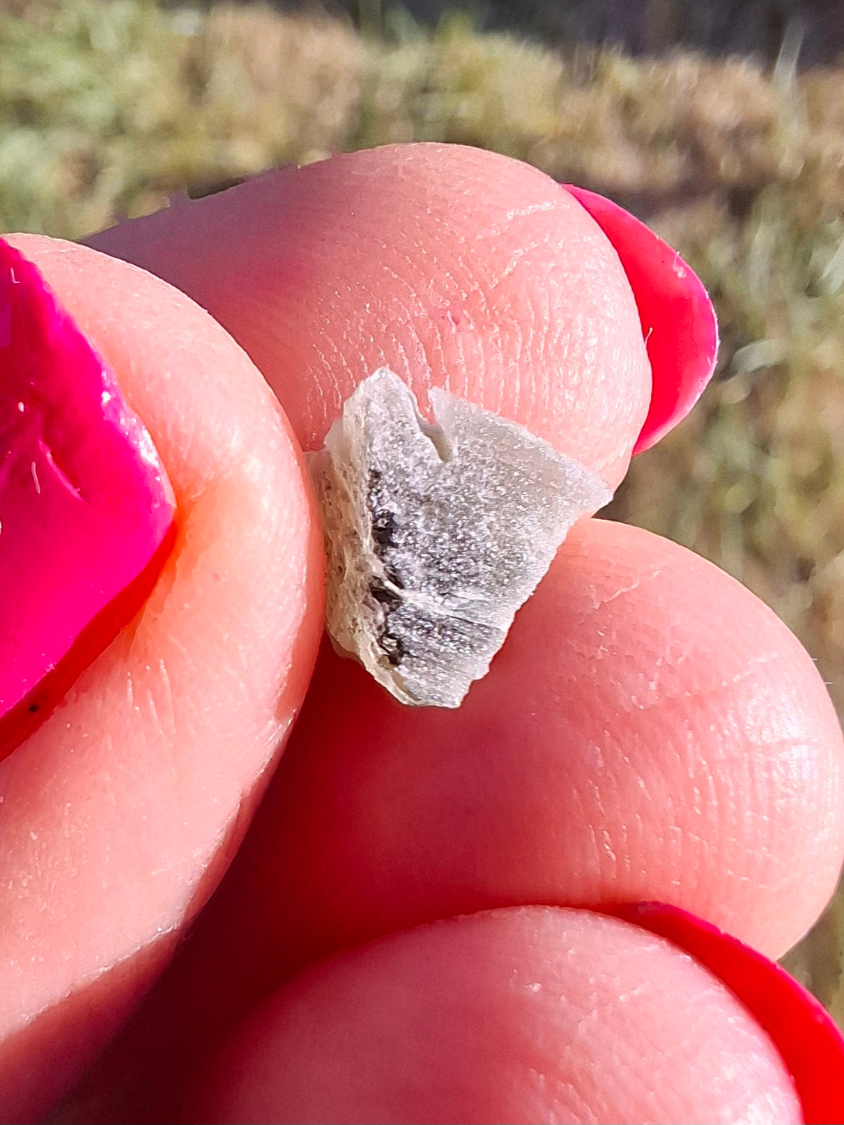 Moldavite Piece, SNOWFLAKE, FROSTED, BRUSNA, 0.36g, Tektite (Ref: 1506)