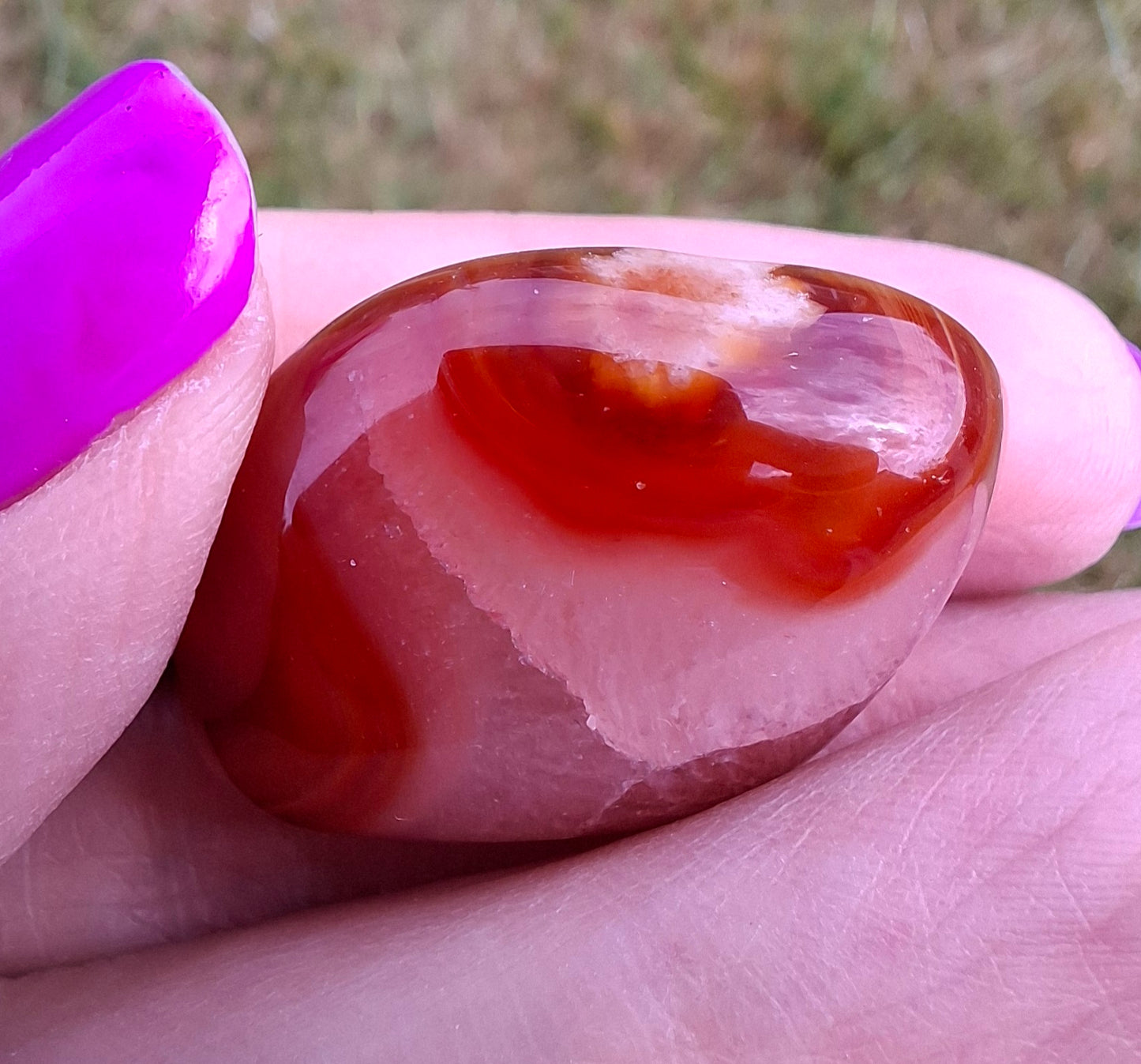 Carnelian, Tumble Stone, Crystal (Ref: T63)