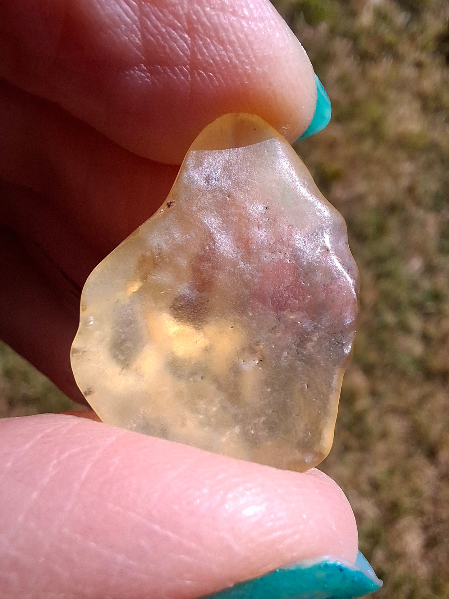 Libyan Desert Glass Piece, 4.76g, Tektite