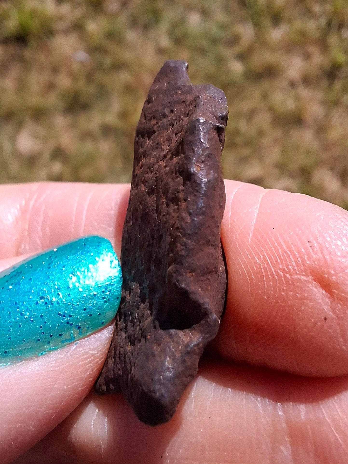Gebel Kamil Iron Meteorite, 17.54g (Ref: K49)