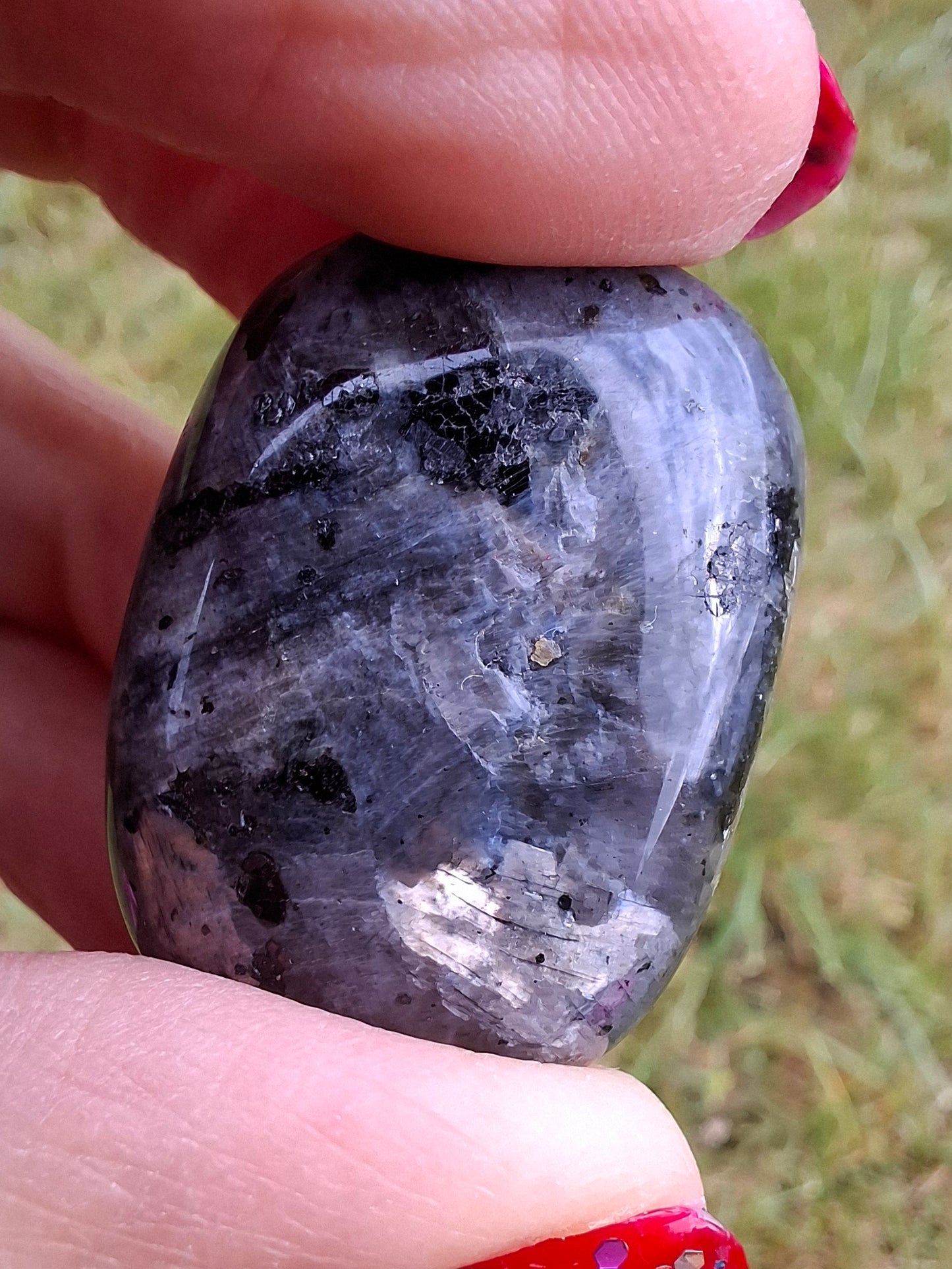Larvikite, Tumble Stone, Crystal (Ref: T126)