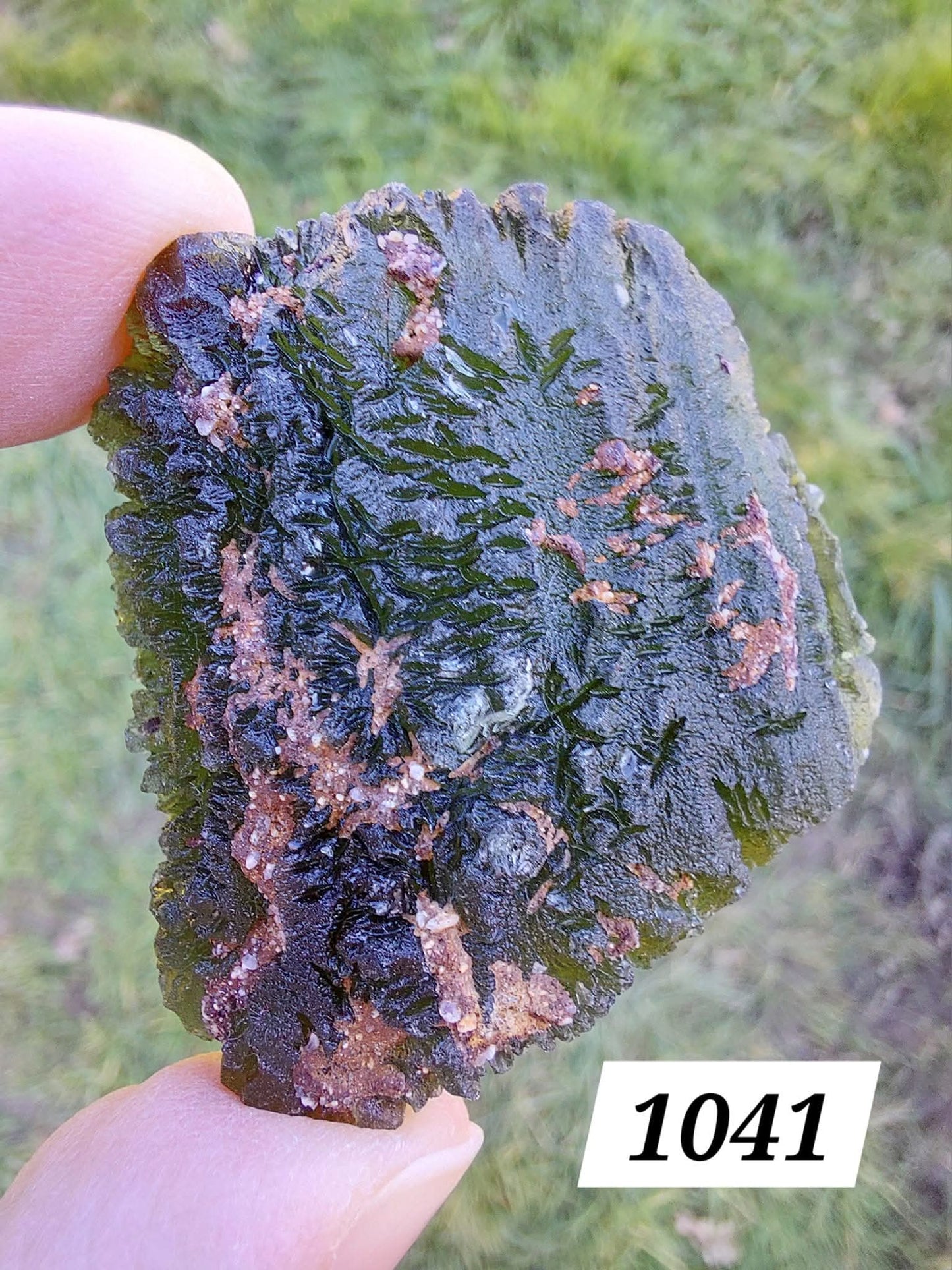 Moldavite Piece, NOVA HOSPODA, 18.15g, Tektite (Ref: 1041)