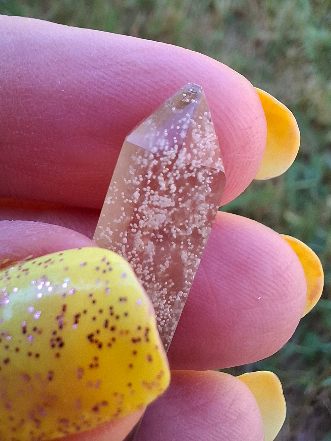 Libyan Desert Glass DT Carving, 3.94g, Tektite (Ref: LDT5)