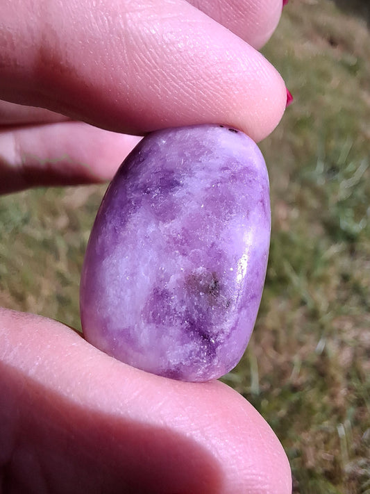 Lepidolite, Tumble Stone, Crystal (Ref: T113)