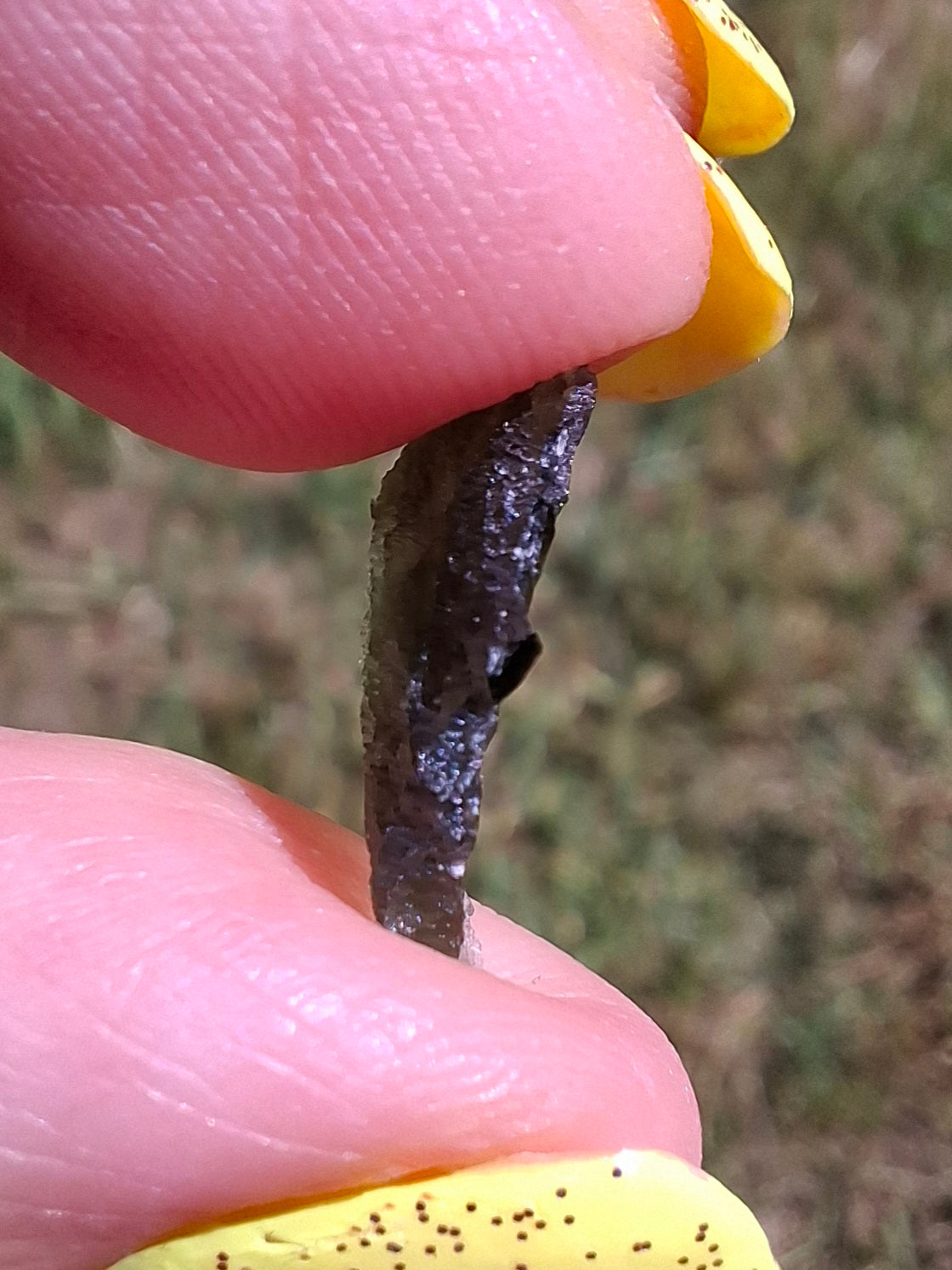 Moldavite Piece, 0.48g, Tektite (Ref: 1480)