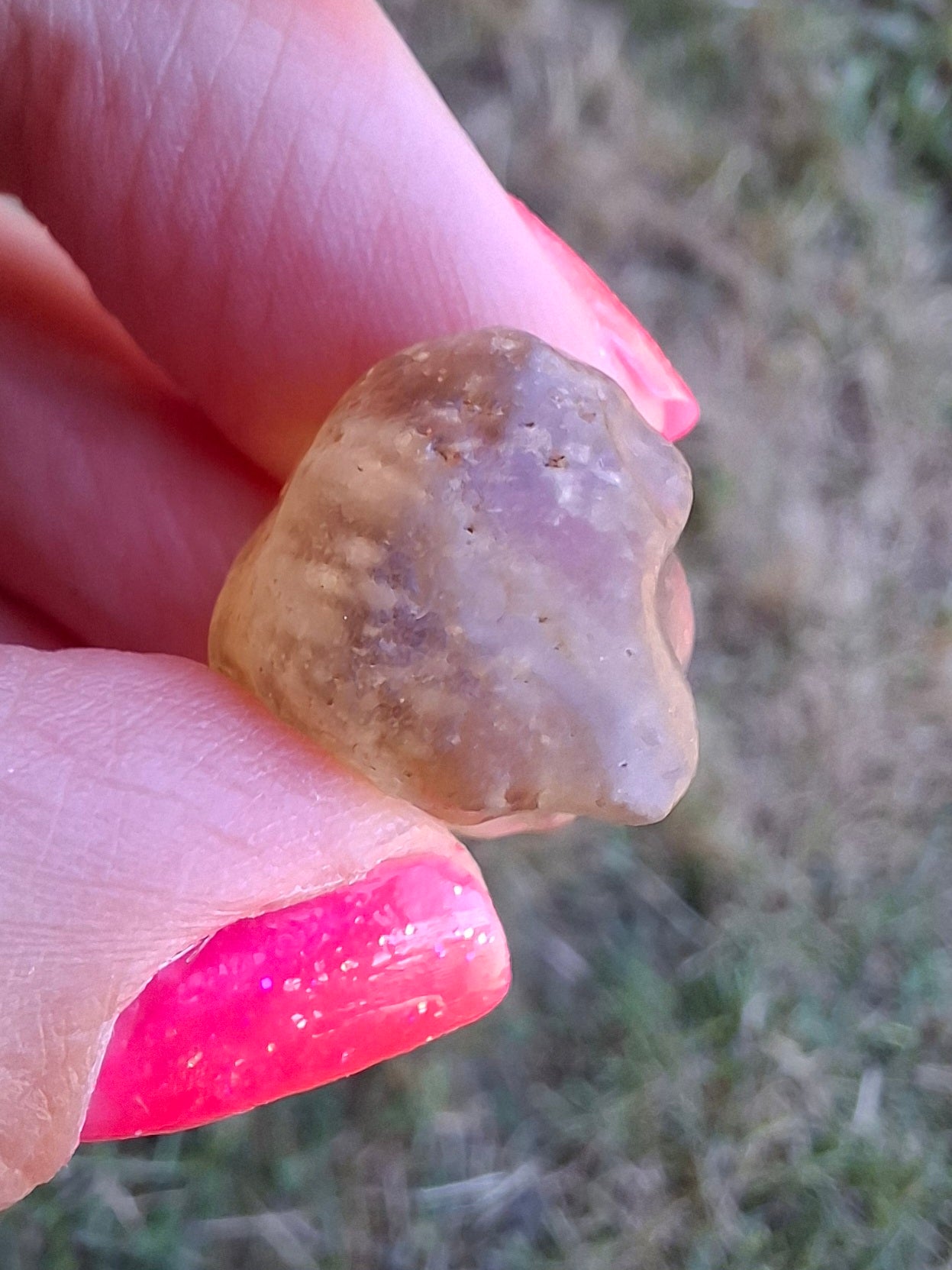Libyan Desert Glass (darker) Piece, 4.92g, Tektite (Ref: L1364)