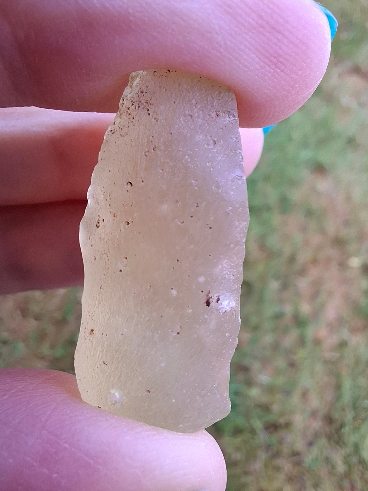 Libyan Desert Glass Piece, 12.30g, Tektite