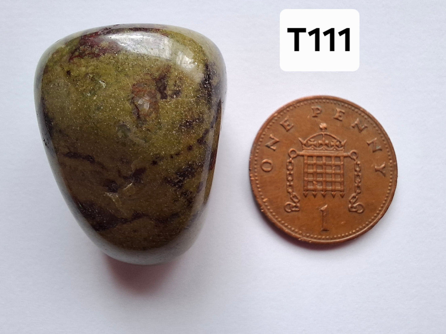 Dragons Blood Jasper, Tumble Stone, Crystal (T111)
