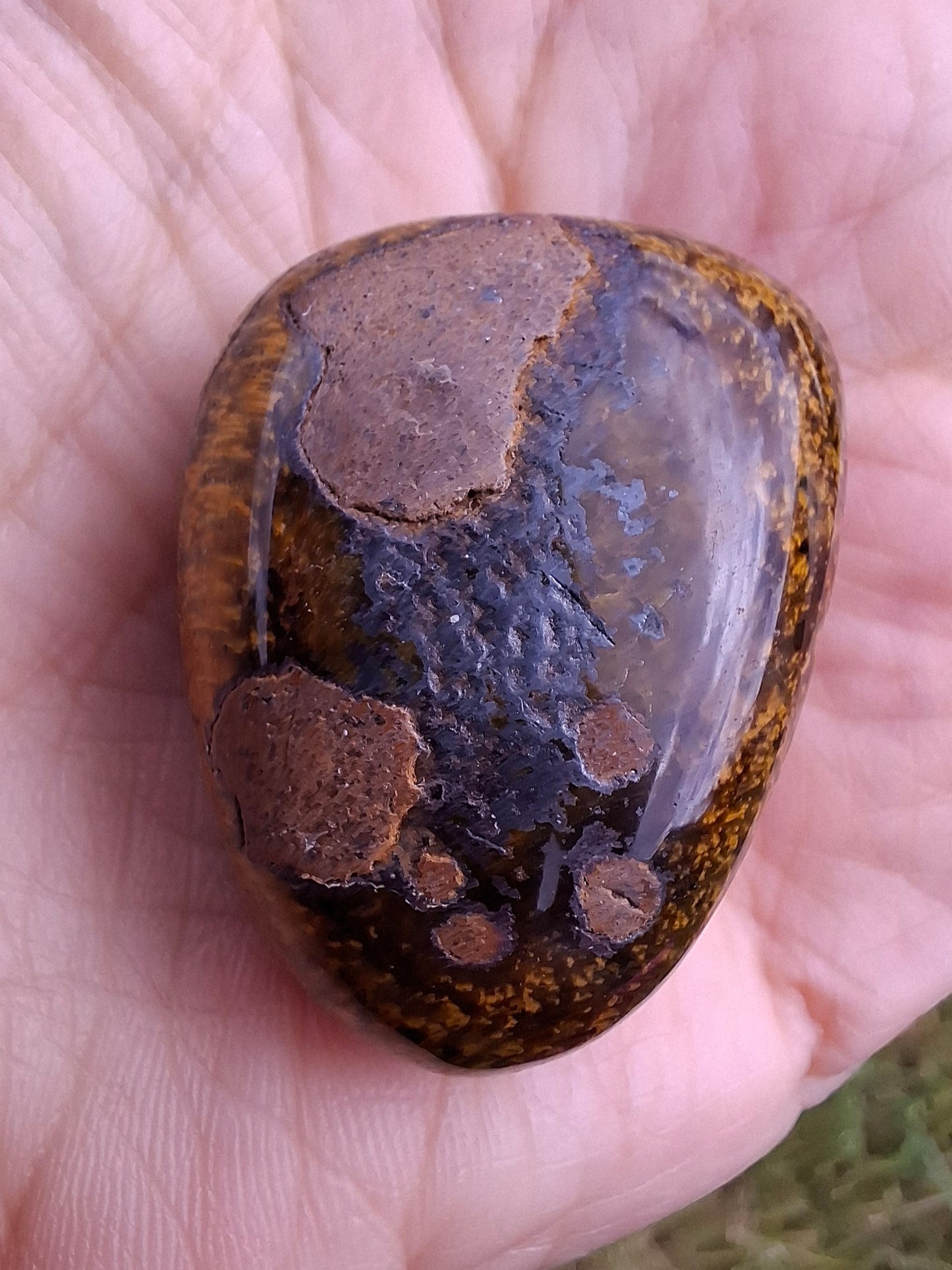 Tigers Eye, Tumble Stone, Crystal (Ref: T129)