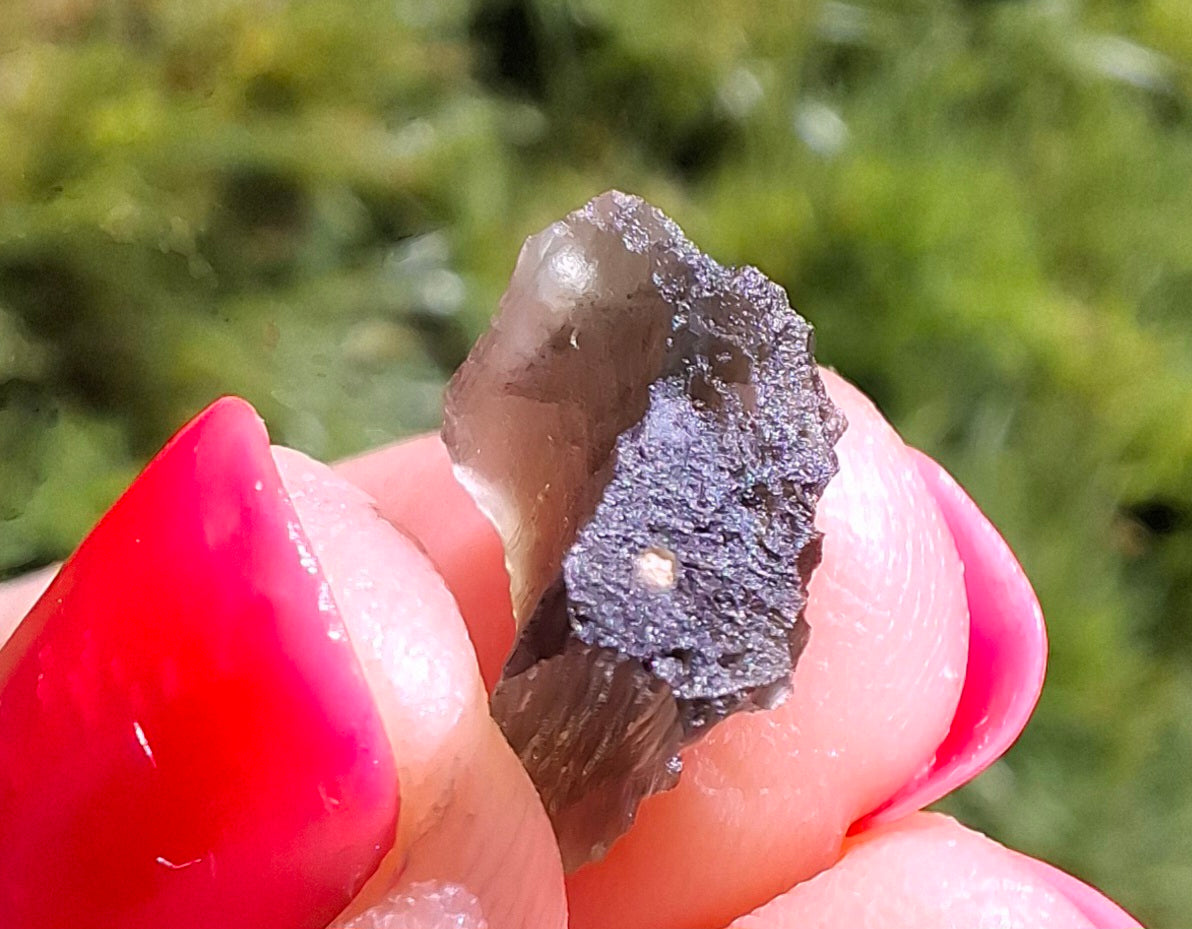 Moldavite Piece, 0.86g, Tektite (Ref: 1406)