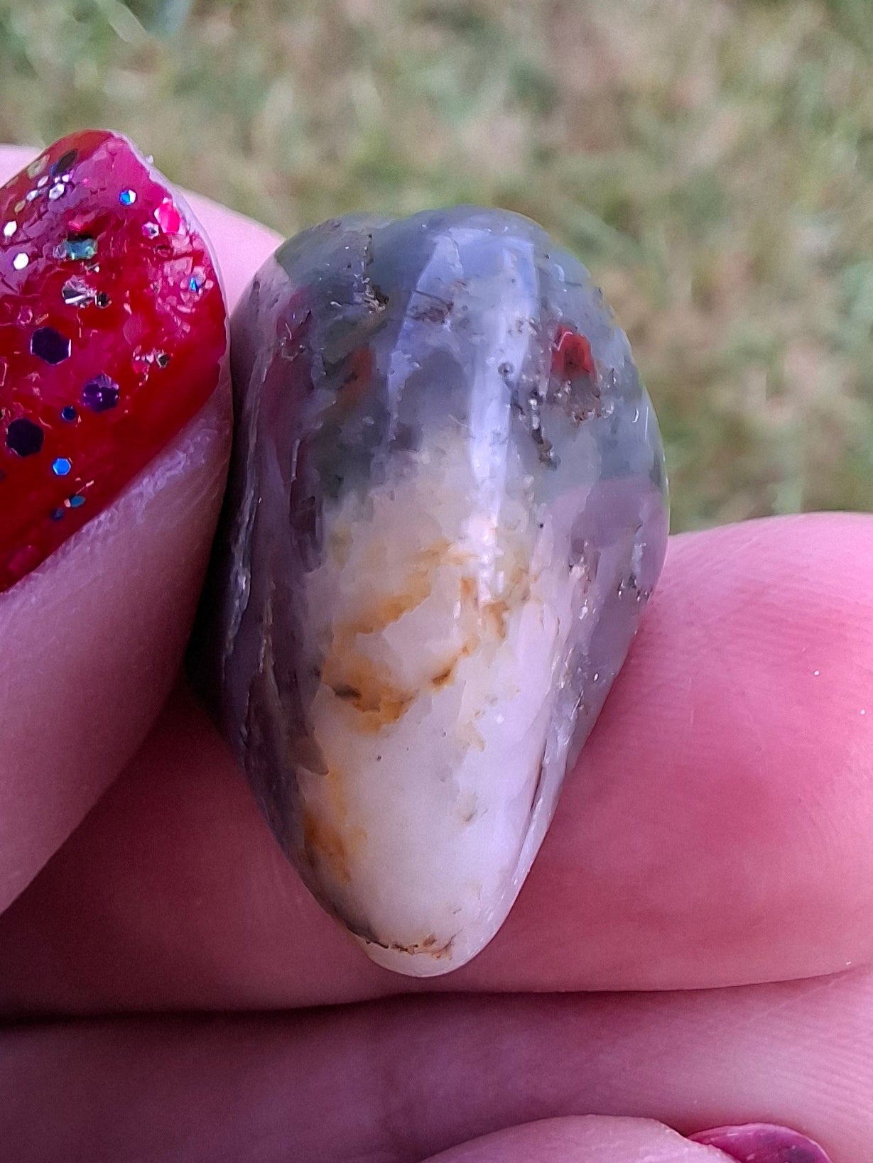 African Blood Stone, Tumble Stone, Crystal (Ref: T174)