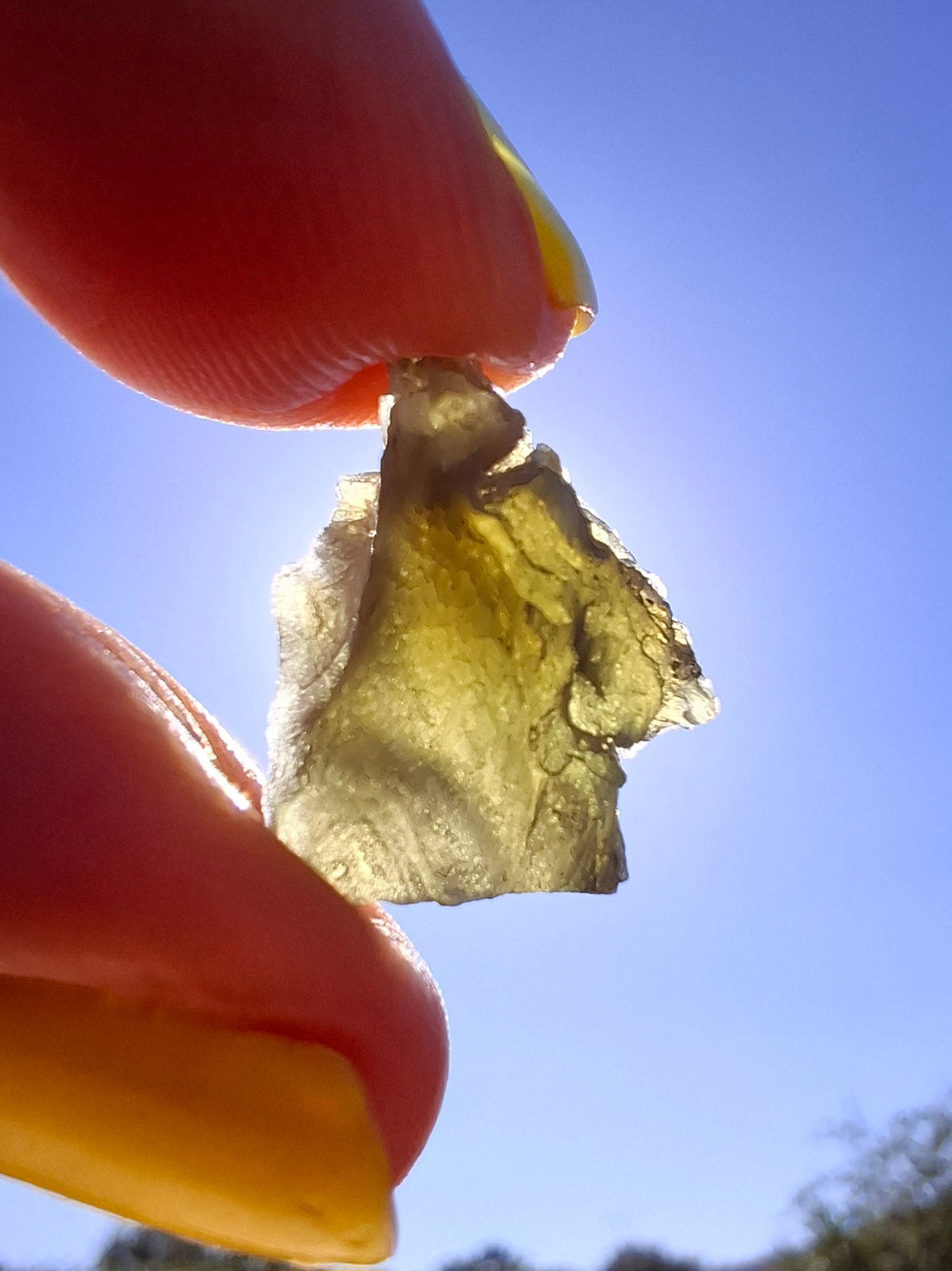 Moldavite Piece, 1.74g, Tektite (Ref: 1513)