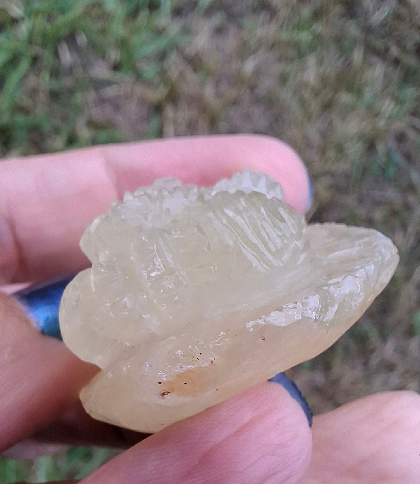 Libyan Desert Glass GANESHA carving, 20.76g, Tektite (Ref: Ganesha4)