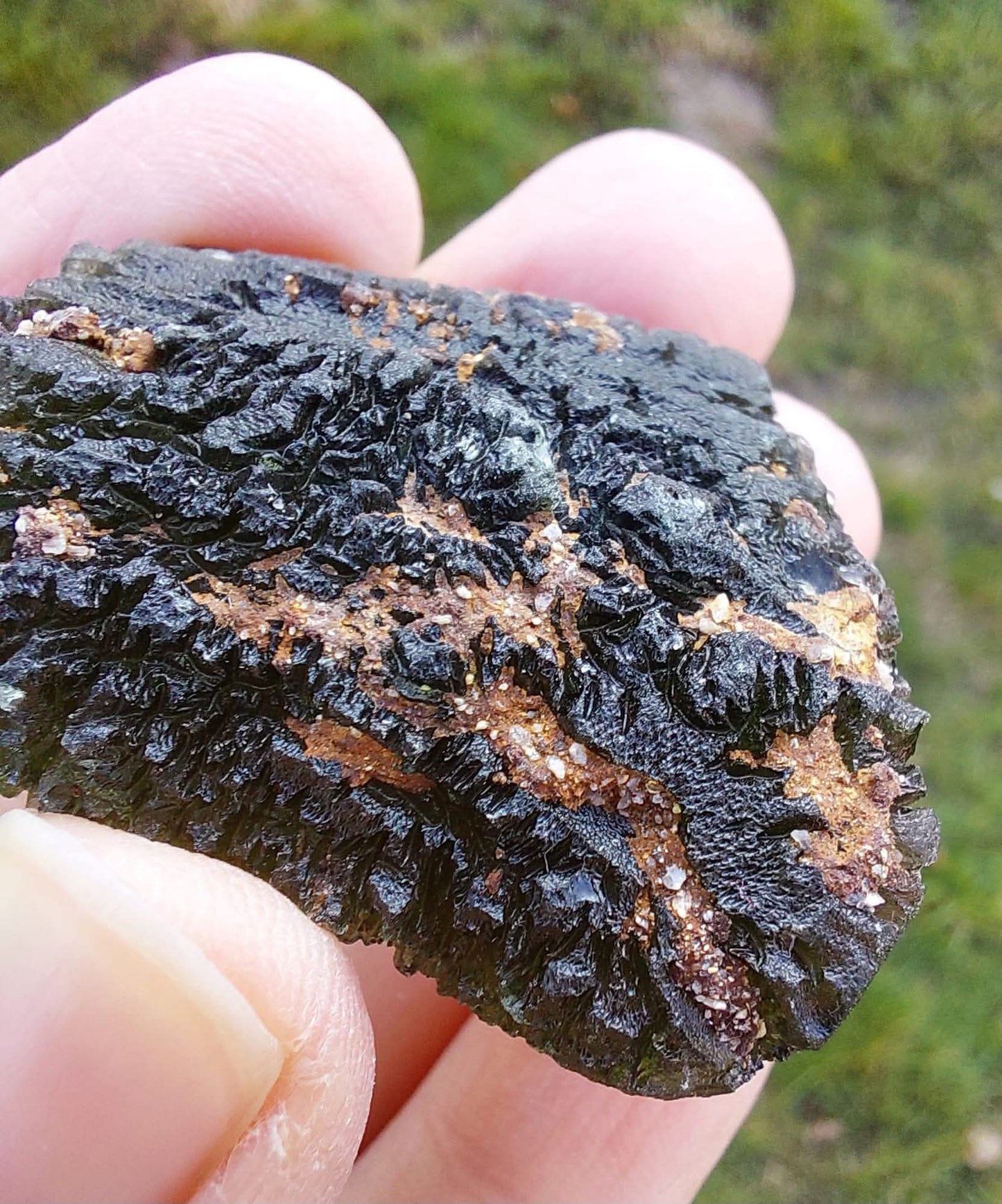 Moldavite Piece, NOVA HOSPODA, 18.15g, Tektite (Ref: 1041)