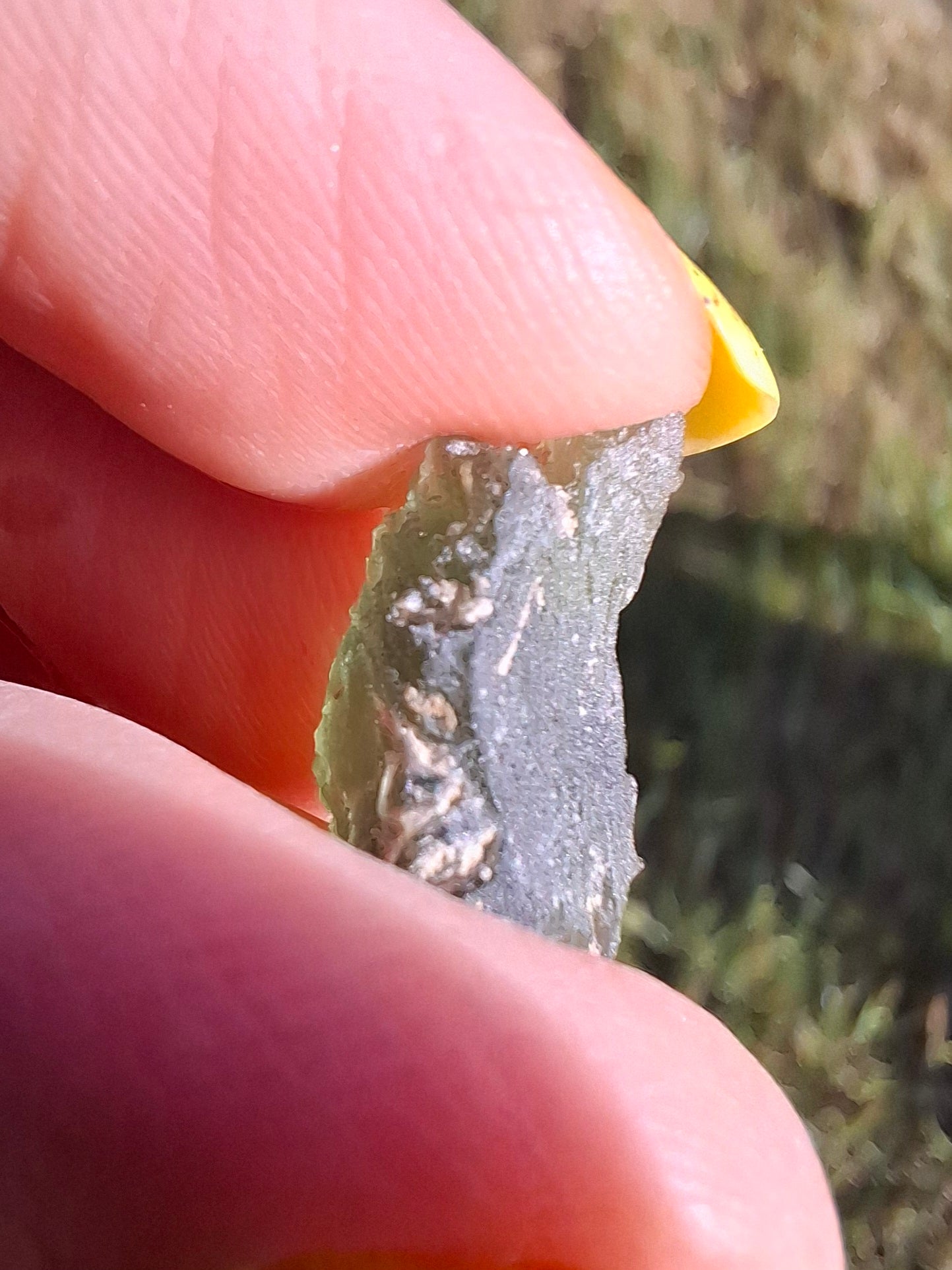 Moldavite Piece, 1.23g, Tektite (Ref: 1484)
