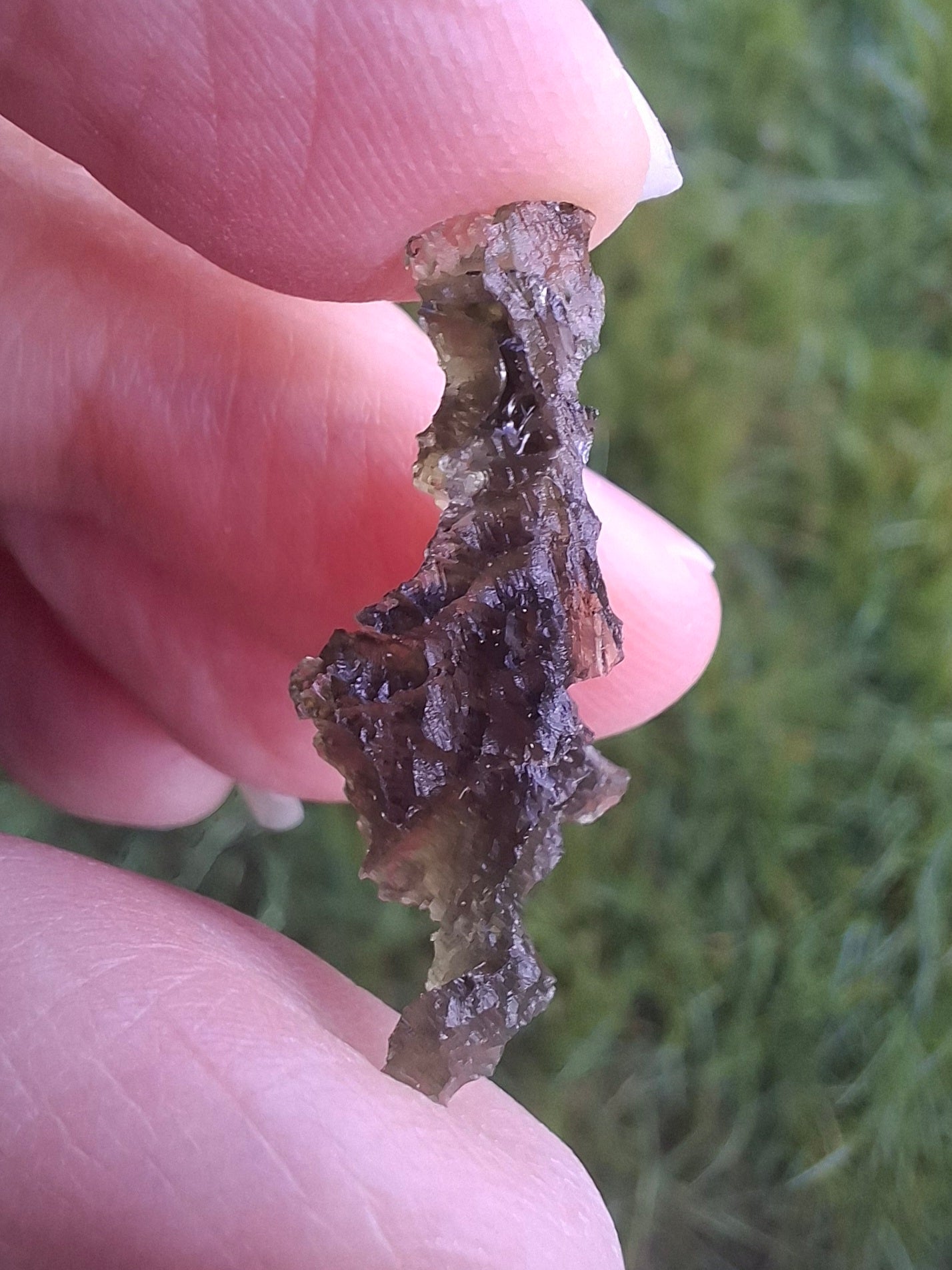 Moldavite Piece, JEZKOVNA BESEDNICE, 1.61g, Tektite (Ref: 1274)