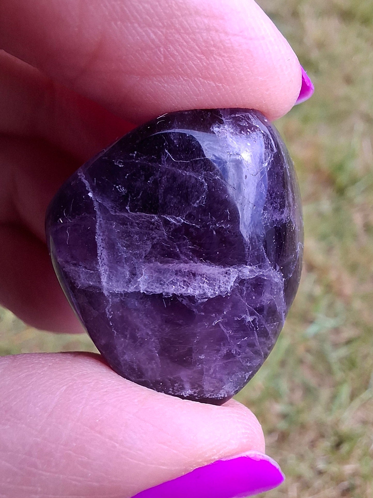 Fluorite, Tumble Stone, Crystal (Ref: T54)