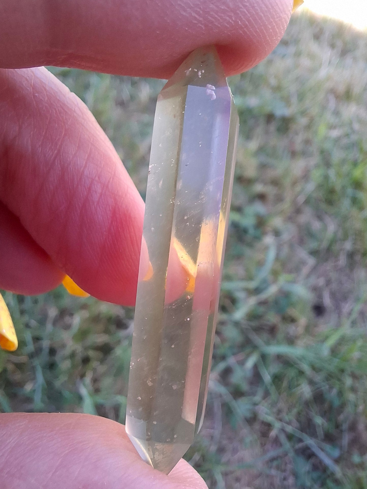 Libyan Desert Glass DT Carving, 4.68g, Tektite (Ref: LDT7)