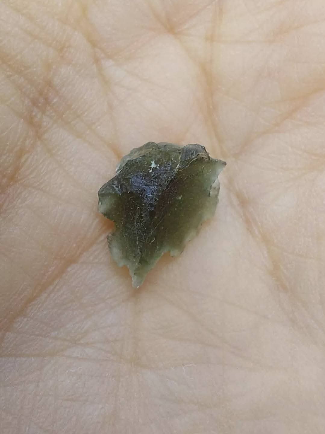 Moldavite Piece, 0.63g, Tektite (Ref: E254)