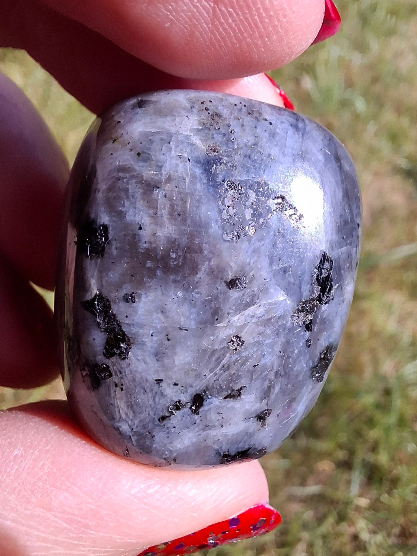 Larvikite, Tumble Stone, Crystal (Ref: T127)