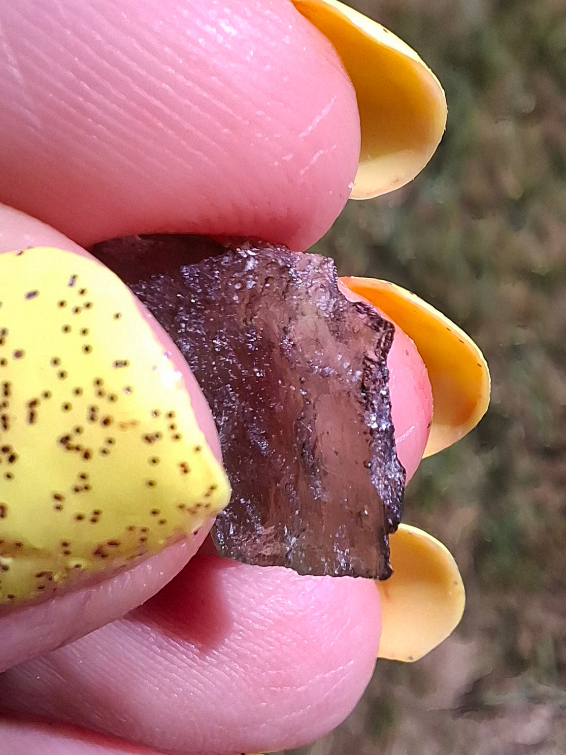 Moldavite Piece, 0.48g, Tektite (Ref: 1480)