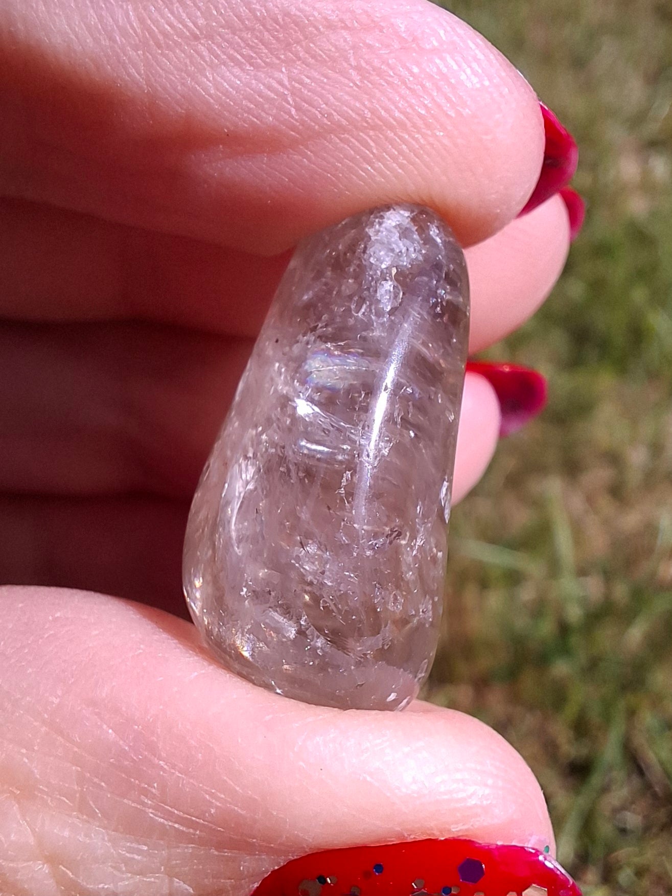 Smoky Quartz, Tumble Stone, Crystal (Ref: T108)