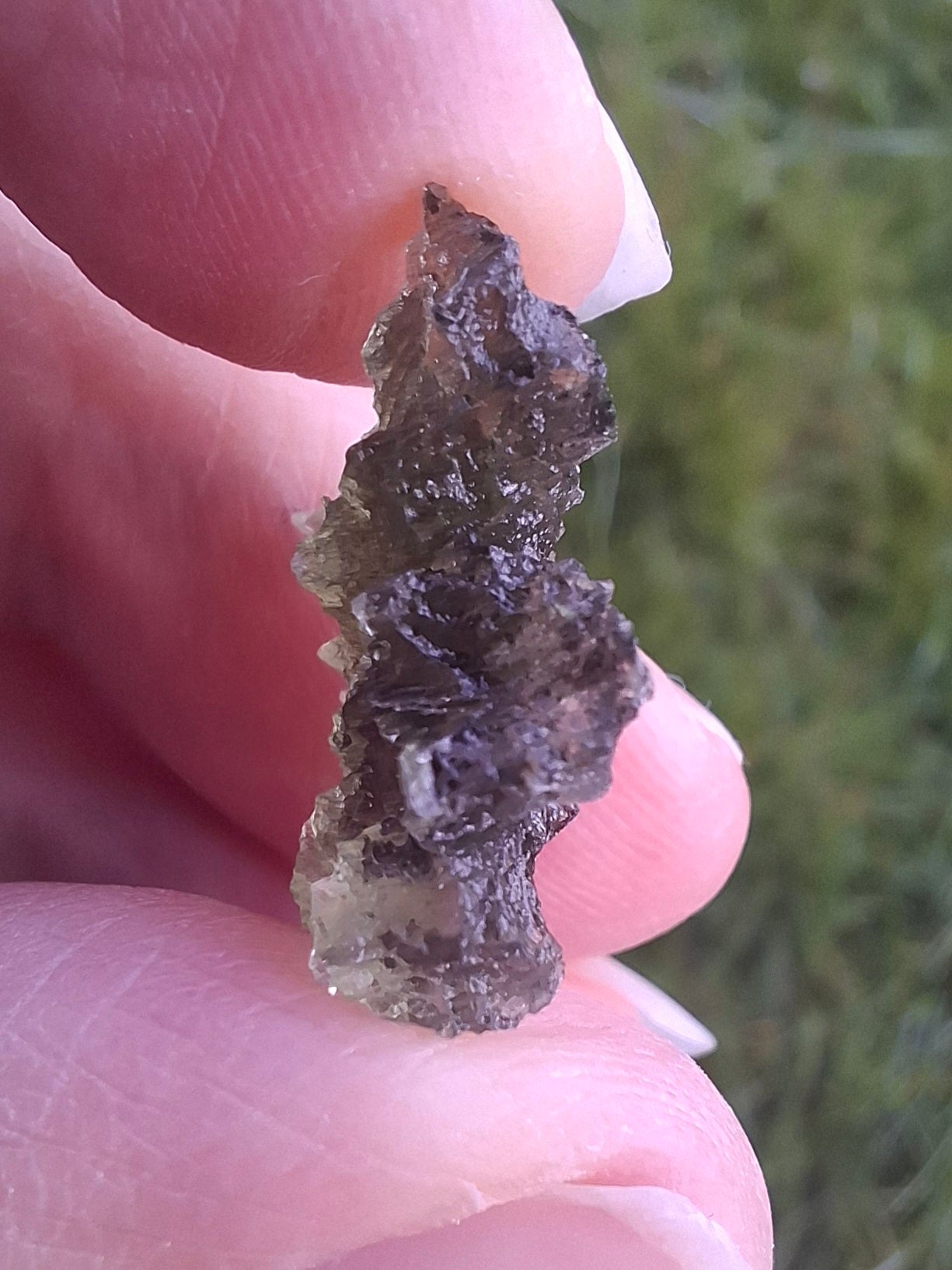 Moldavite Piece, JEZKOVNA BESEDNICE, 1.79g, Tektite (Ref: 1261)