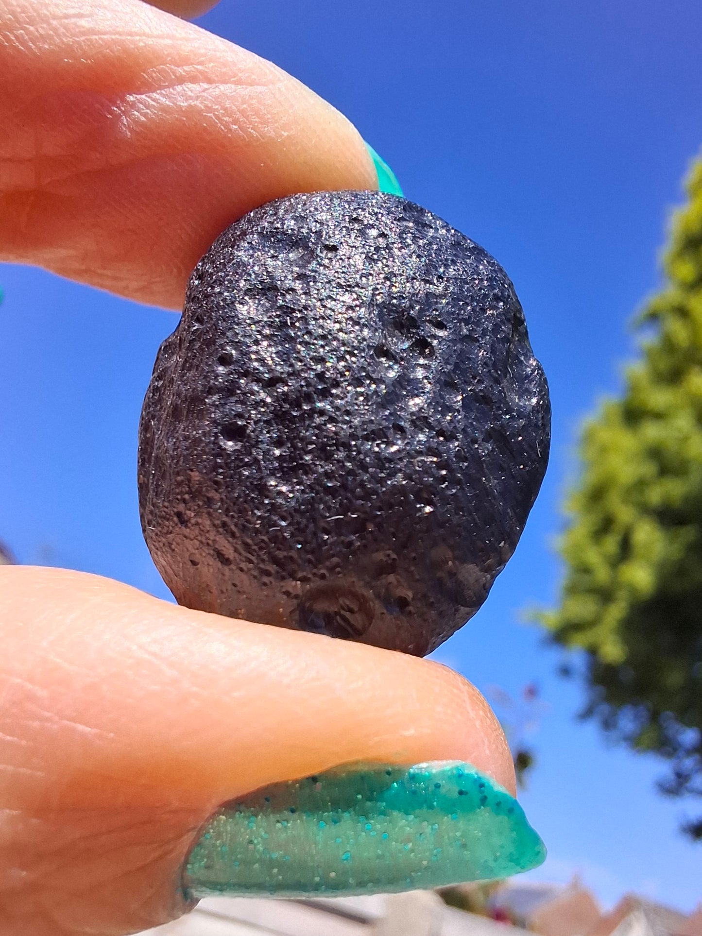 Philippinite (Rizalite), 11.42g, Tektite