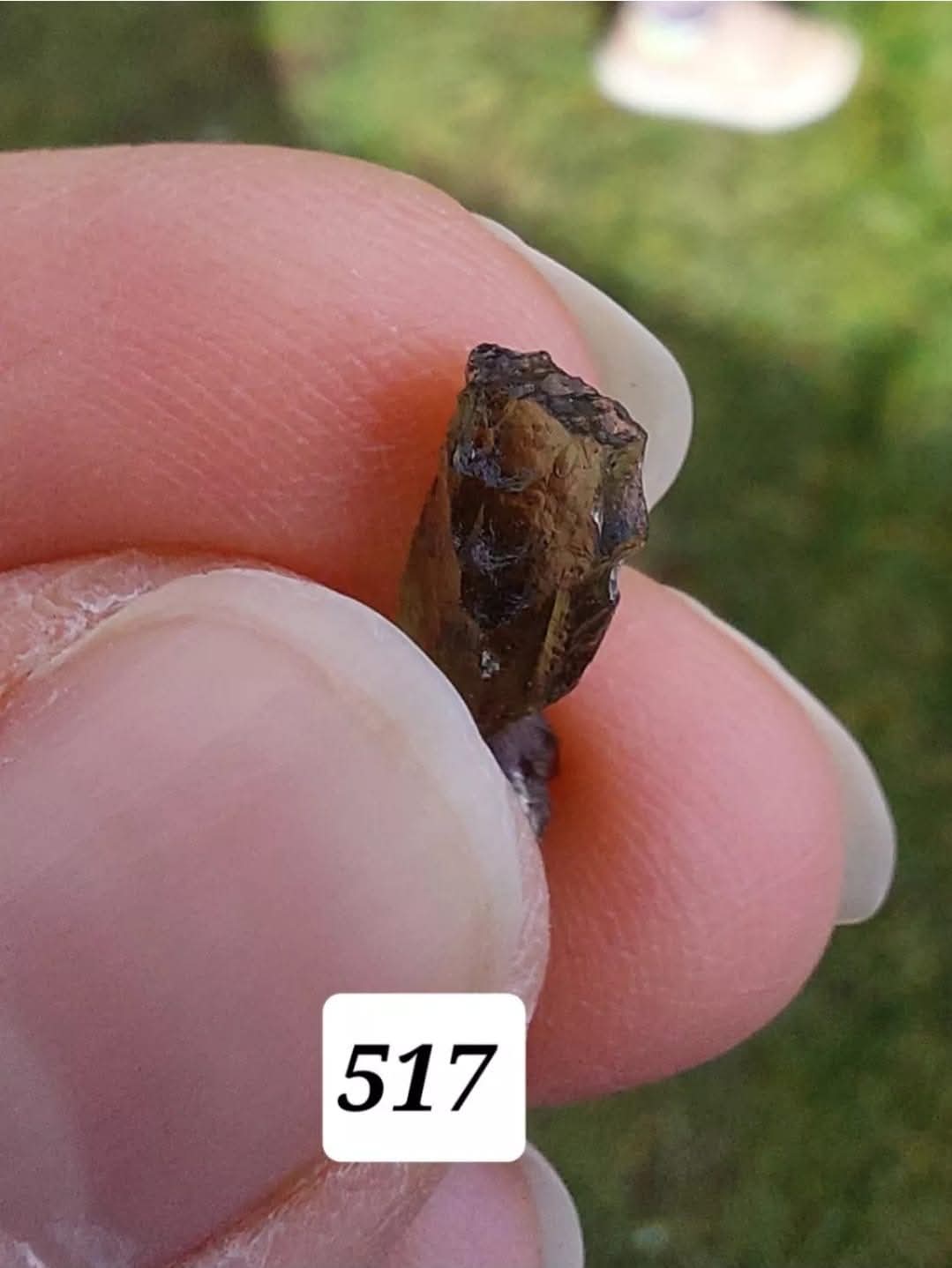 Moldavite Small Piece, 0.39g, Tektite (Ref: 517)