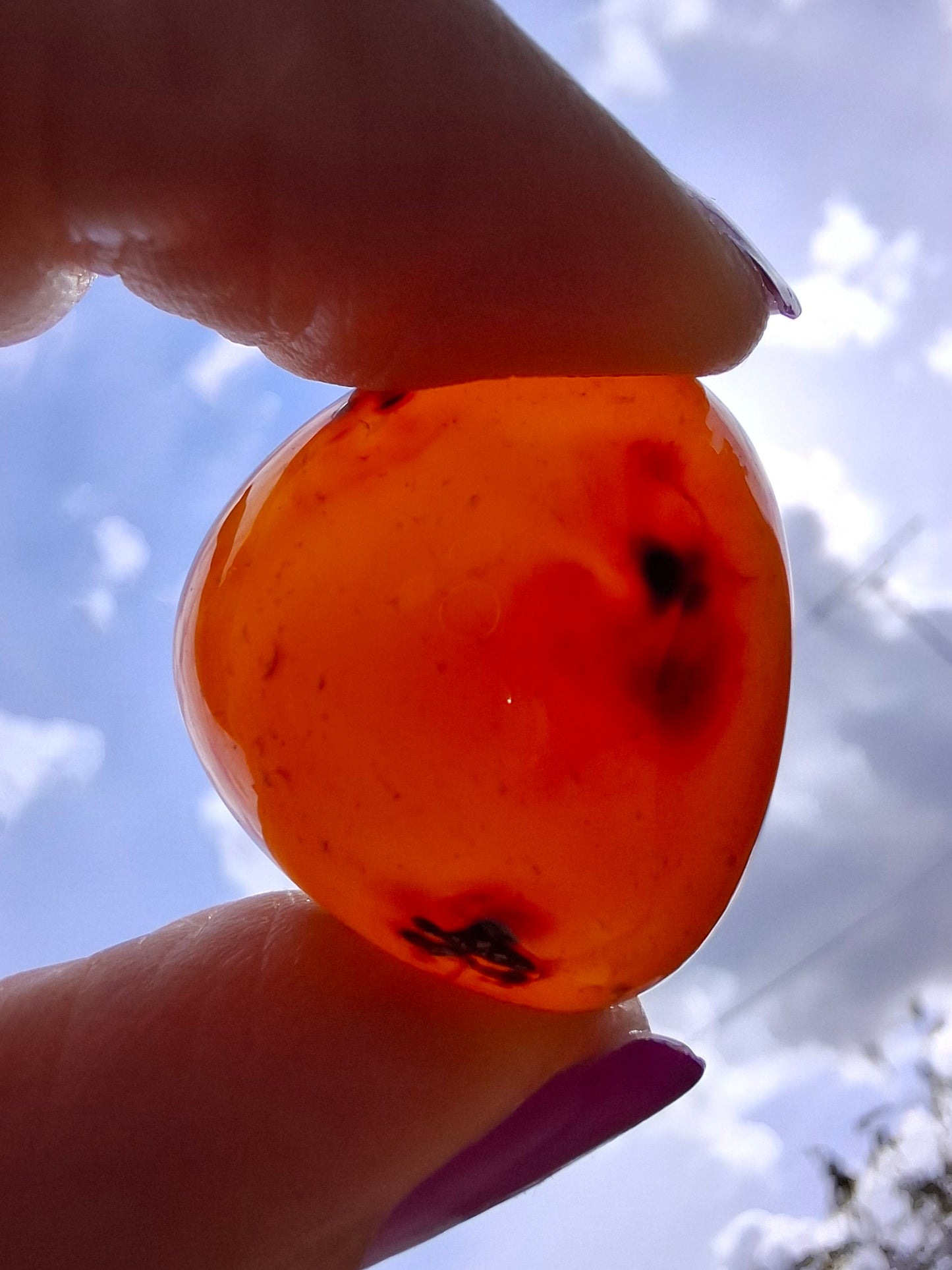 Carnelian, Tumble Stone, Crystal (Ref: T68)