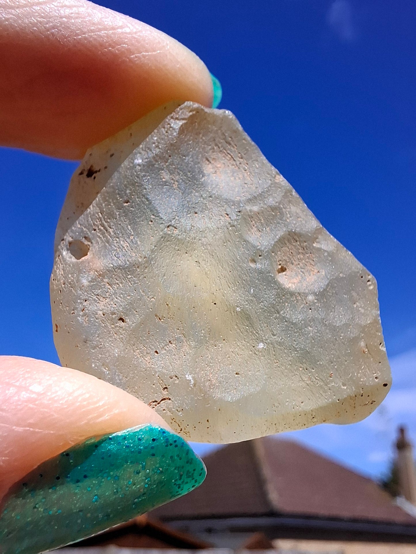 Libyan Desert Glass Piece, 12.30g, Tektite