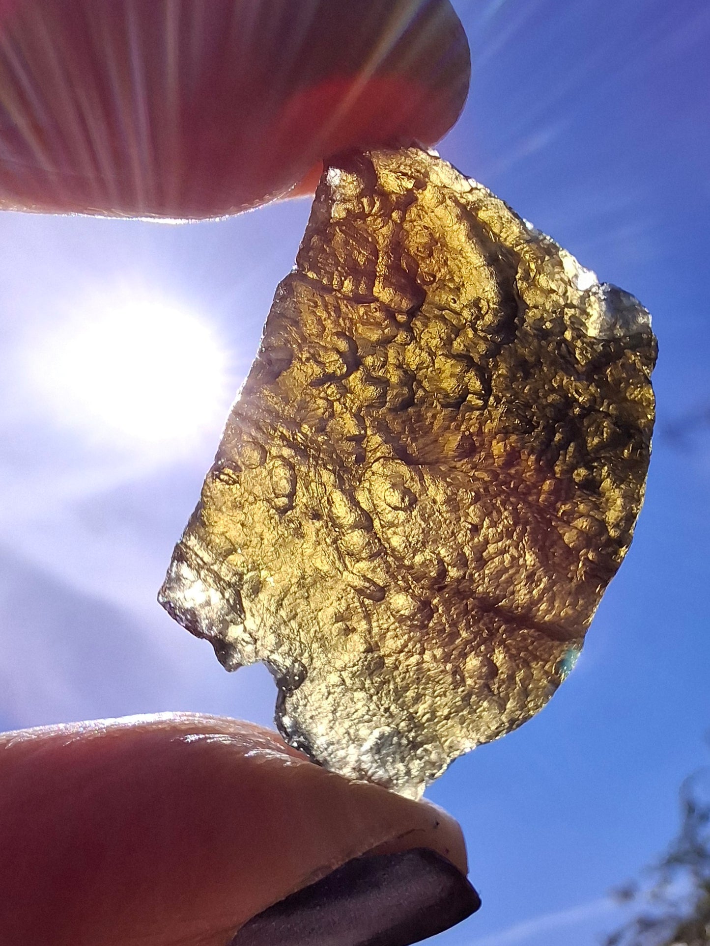 Moldavite Piece, JAKULE, 7.00g, Tektite (Ref: 1376)