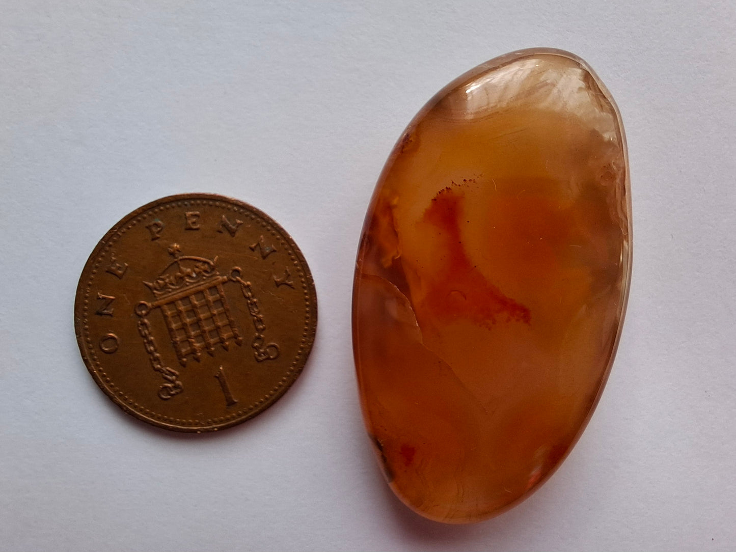 Carnelian, Tumble Stone, Crystal (Ref: T64)