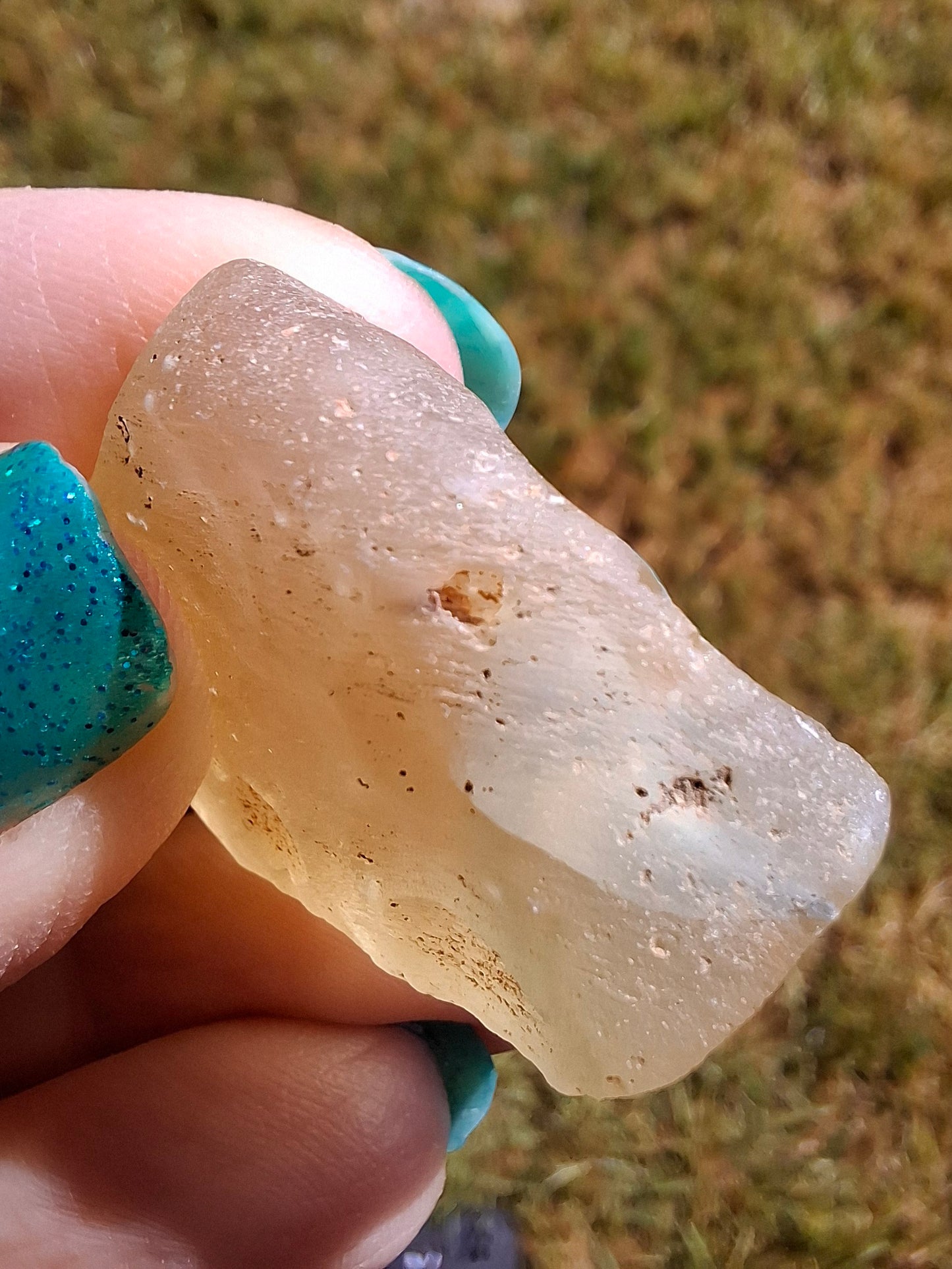 Libyan Desert Glass Piece, 12.30g, Tektite