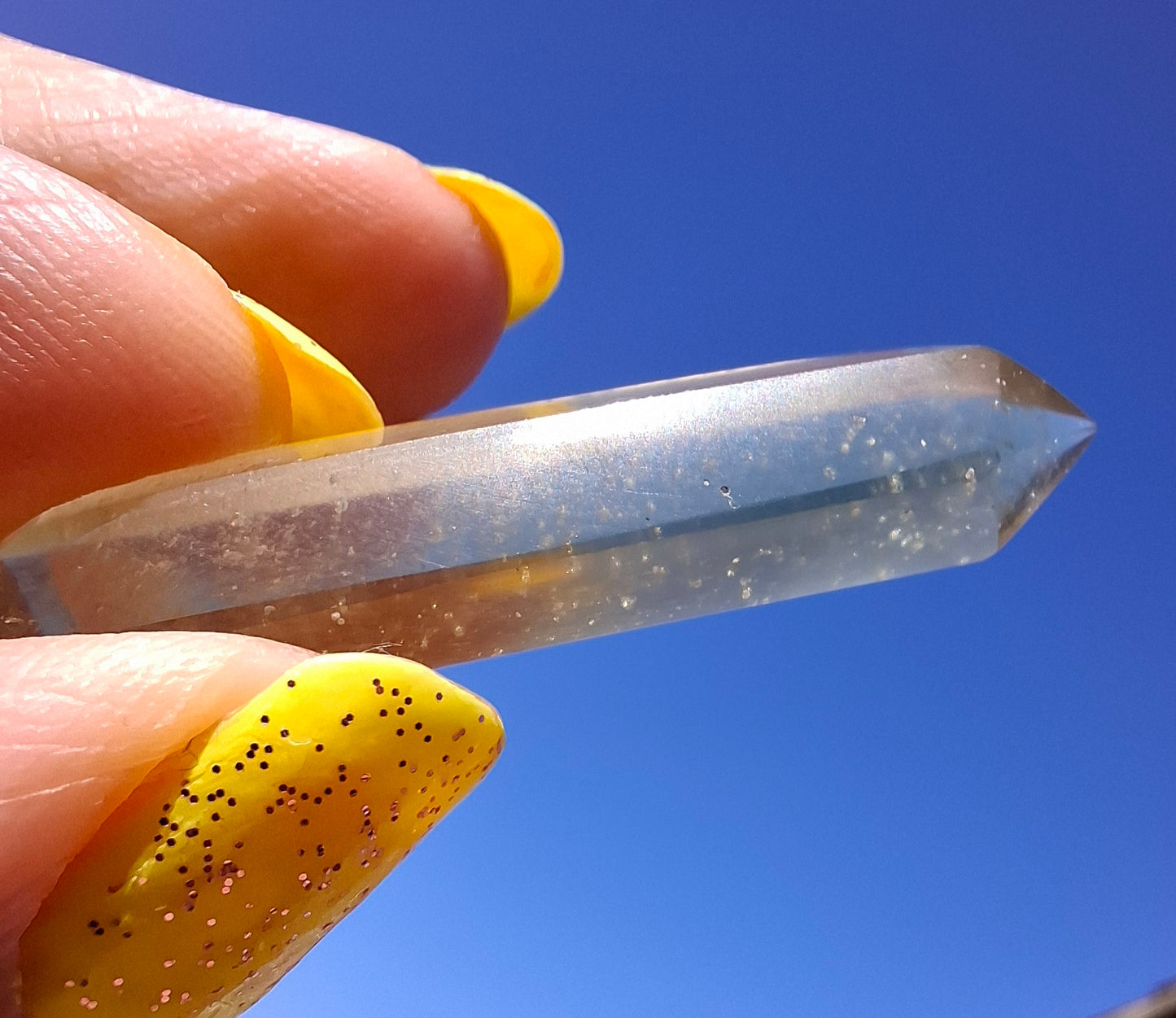 Libyan Desert Glass DT Carving, 4.57g, Tektite (Ref: LDT8)