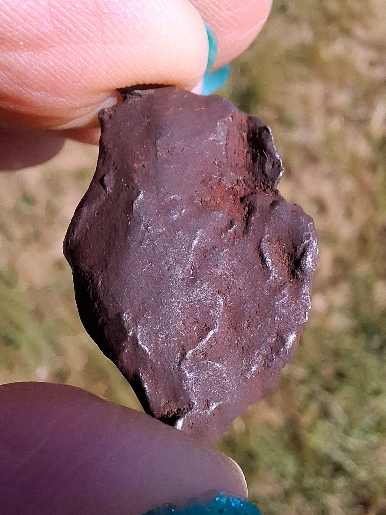 Gebel Kamil Iron Meteorite, 13.55g (Ref: K41)