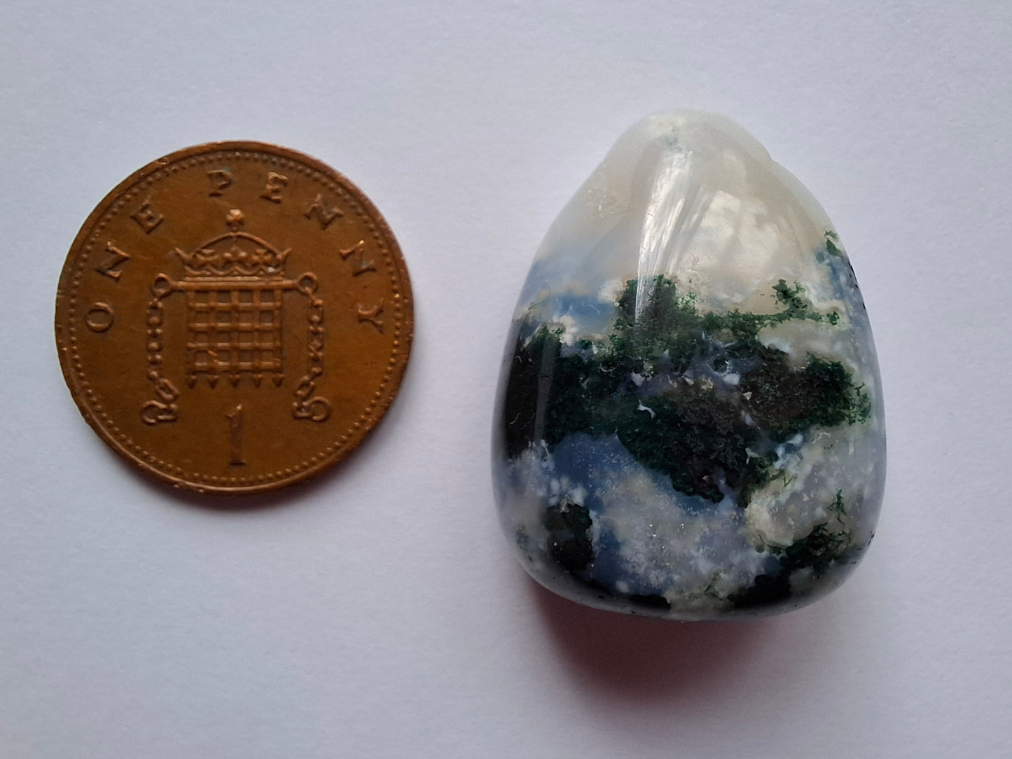 Tree Agate, Tumble Stone, Crystal (Ref: T2)
