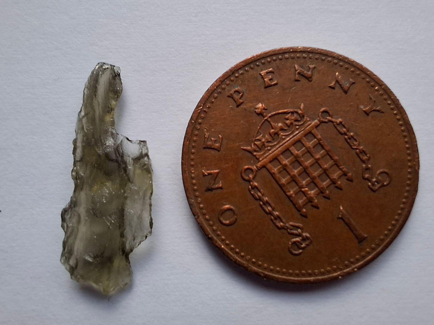 Moldavite small Piece, 0.27g, Tektite (Ref: 1433)