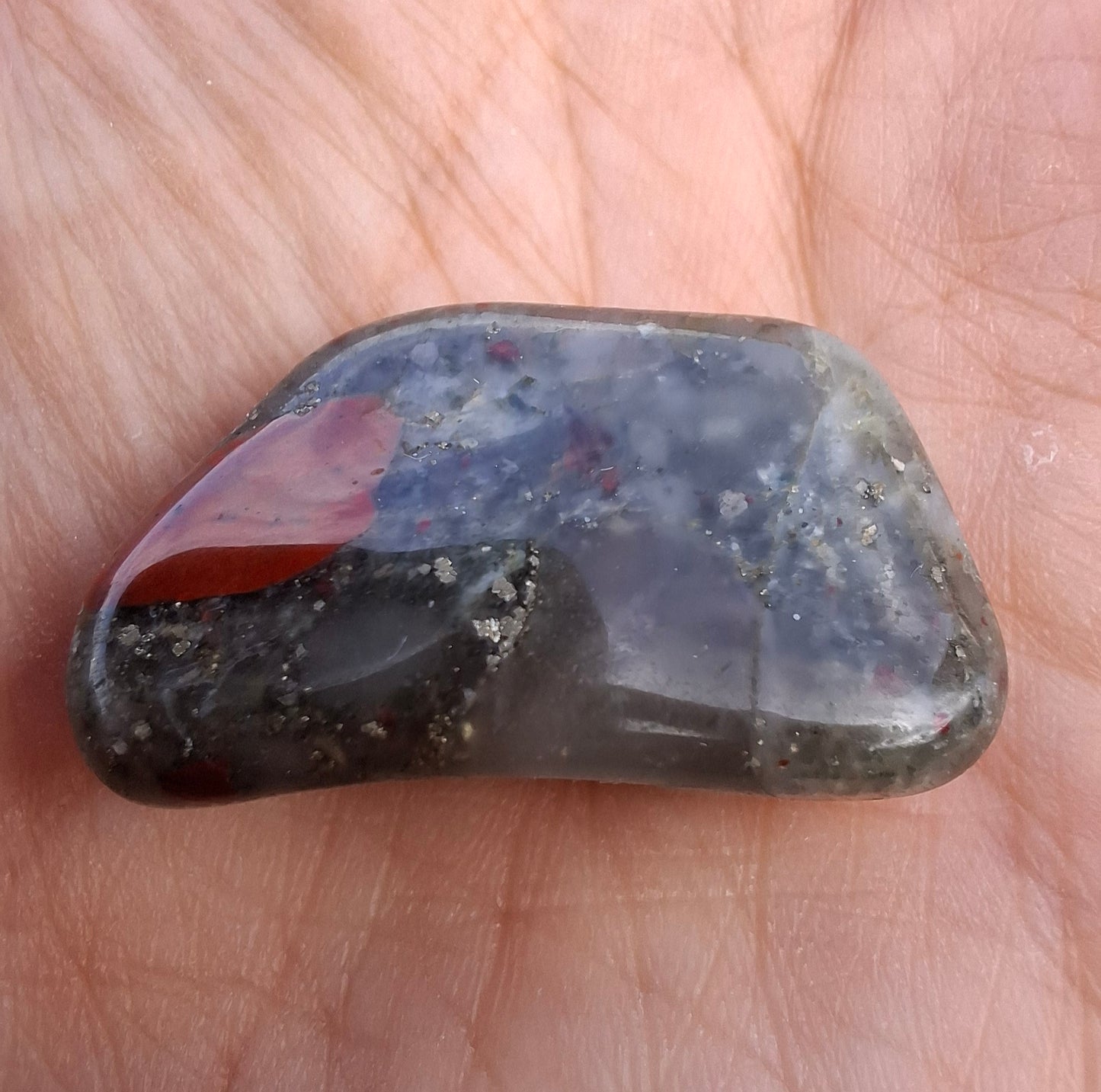 African Blood Stone, Tumble Stone, Crystal (Ref: T173)
