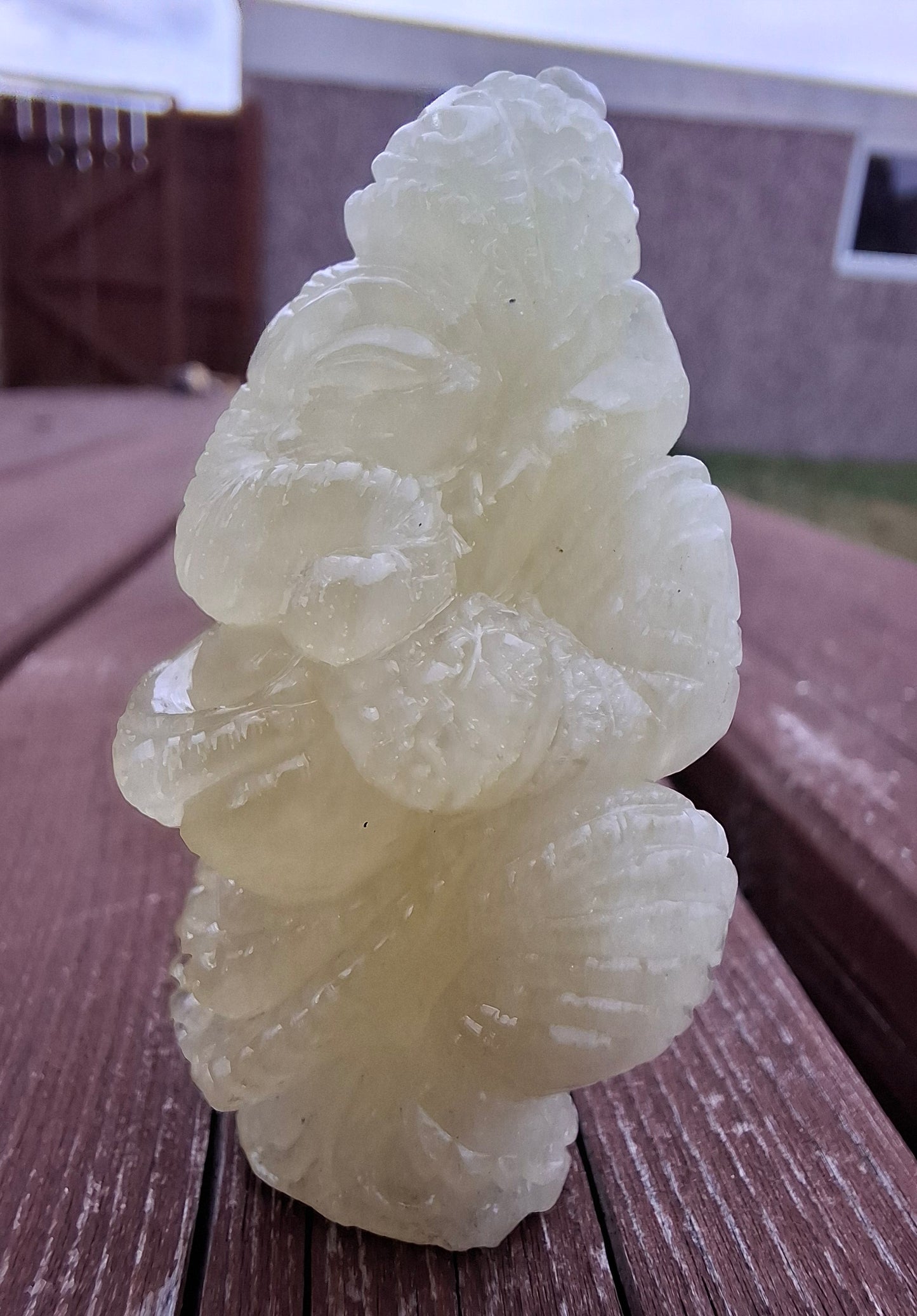 Libyan Desert Glass GANESHA craving, 31.21g, Tektite (Ref: Ganesha2)