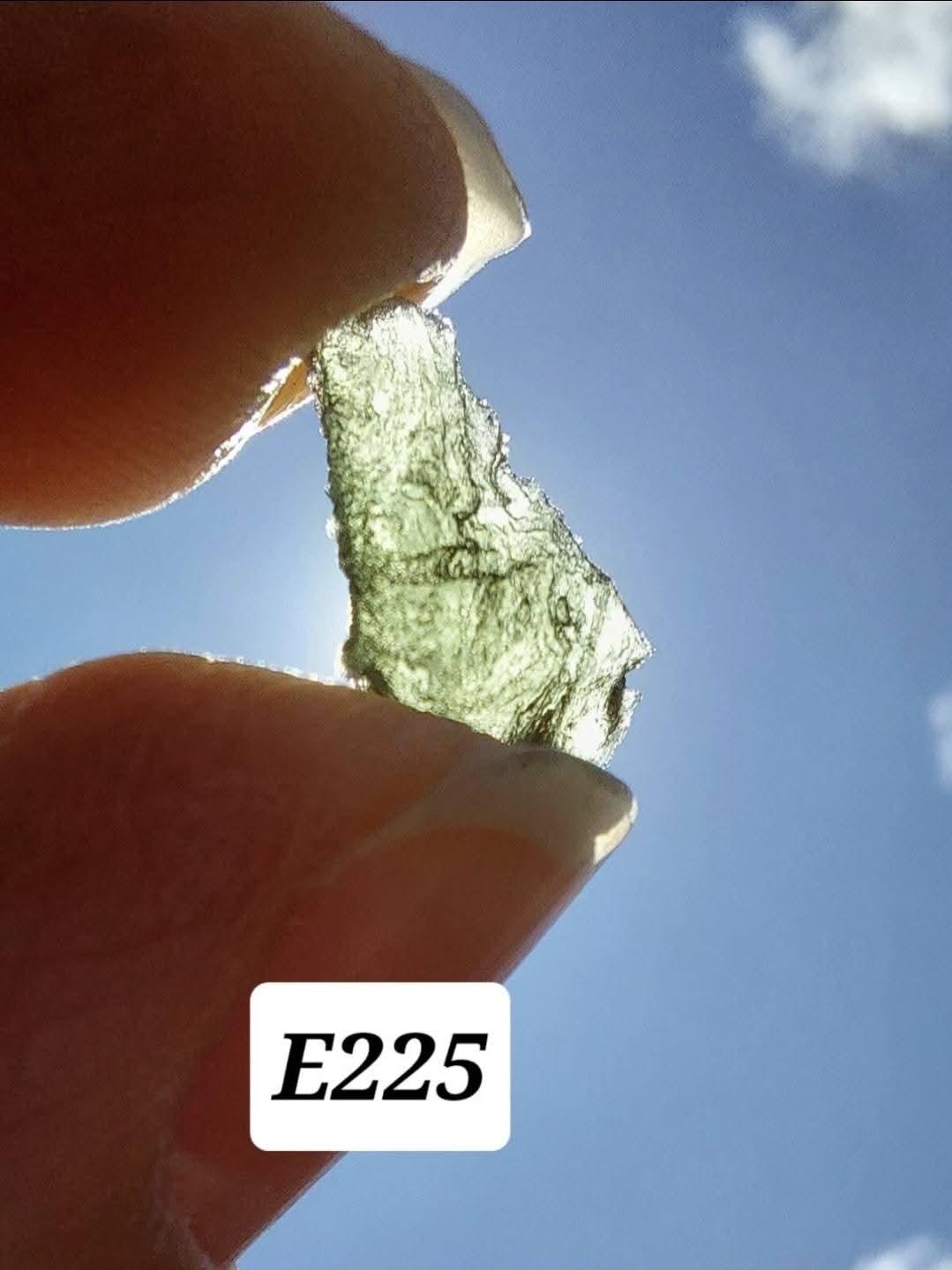 Moldavite Piece, 0.55g, Tektite (Ref: E225)